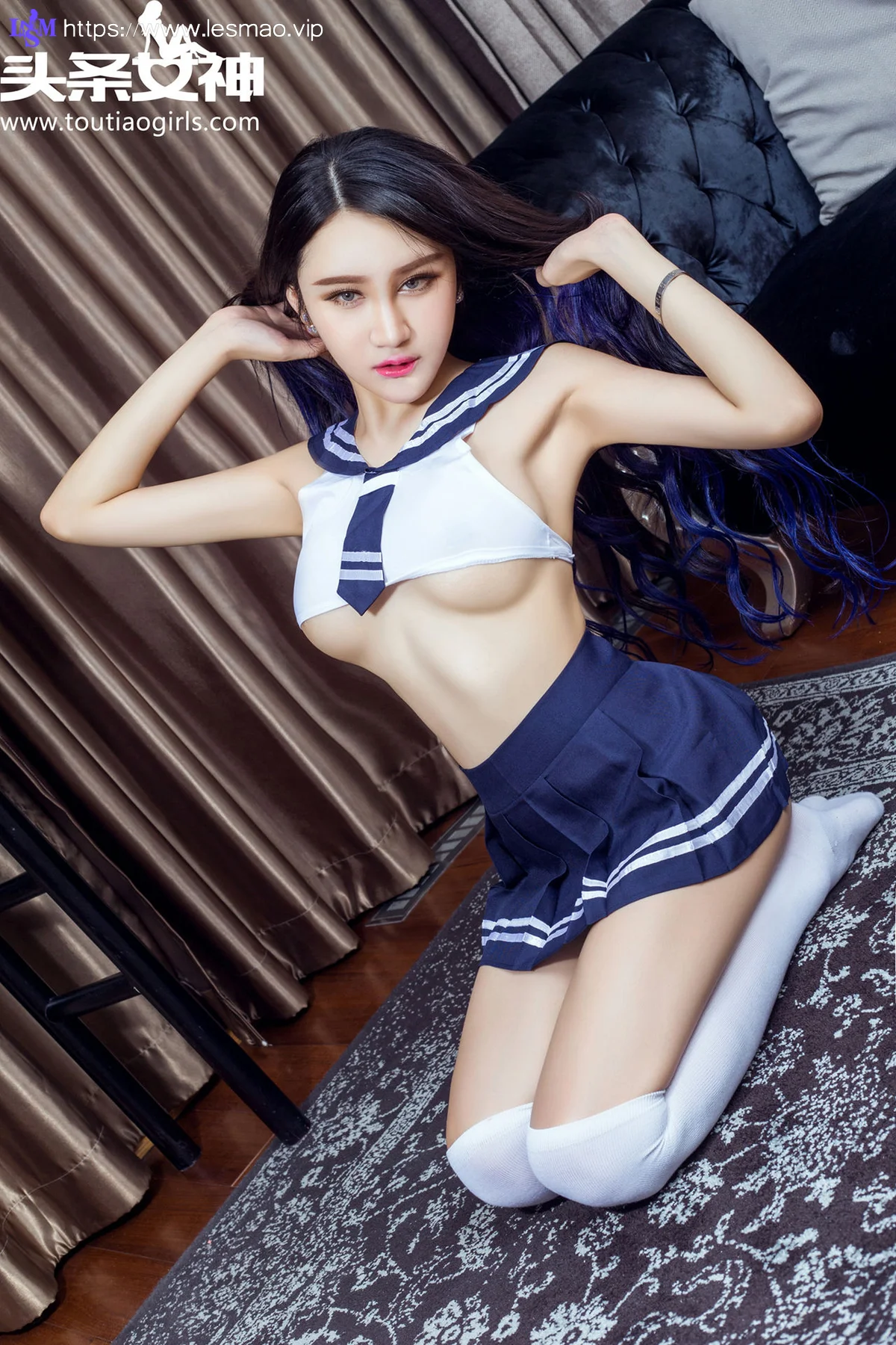 Goddes 头条女神 No.156 Modo 信悦儿学生服性感 - 5
