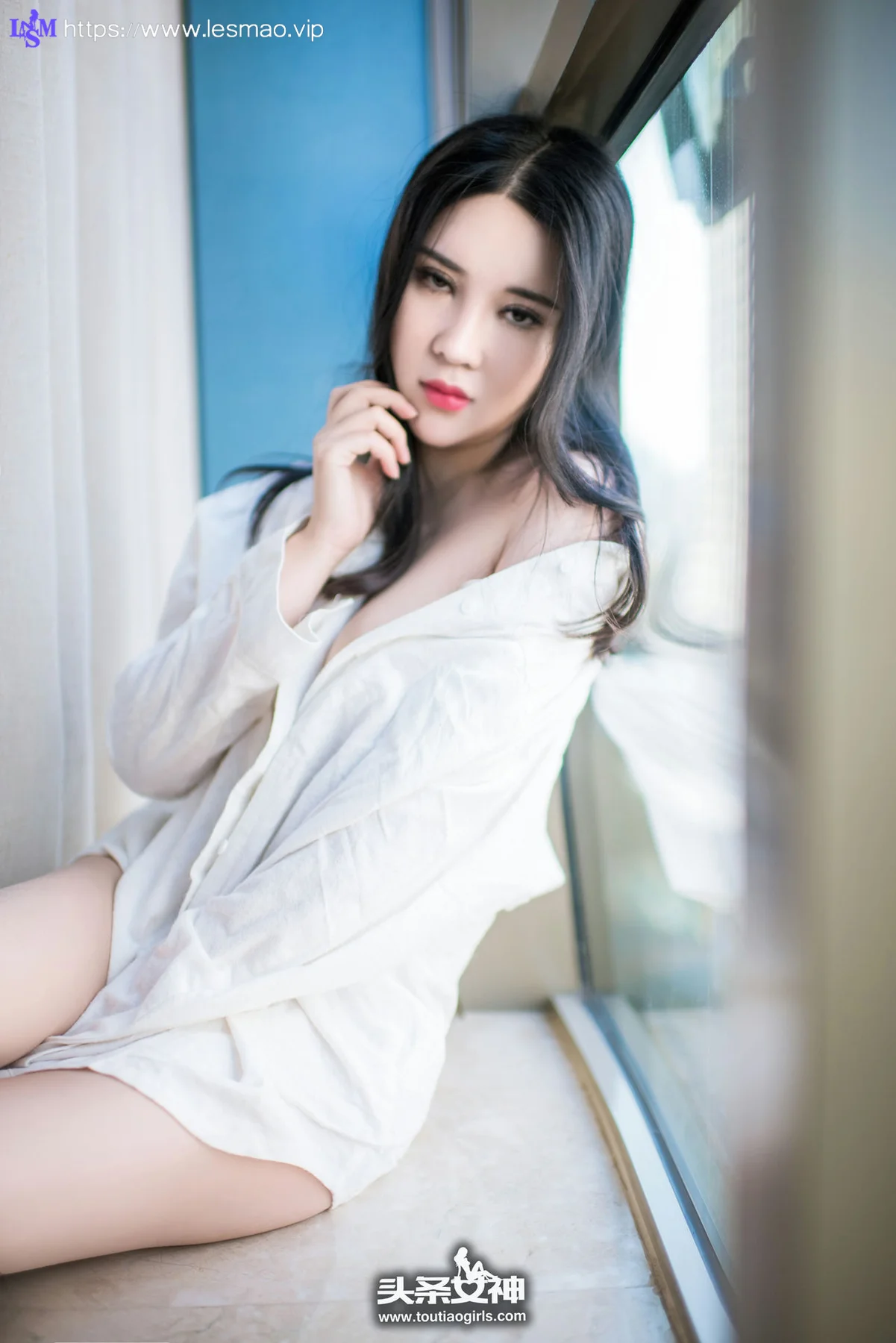 Goddes 头条女神 No.290 Modo 可儿热情白衬衣 - 10
