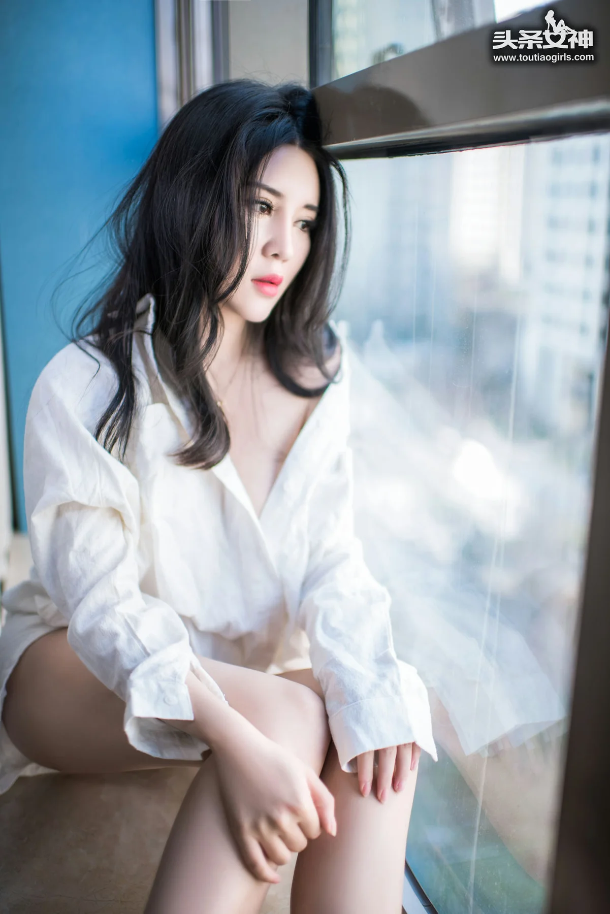 Goddes 头条女神 No.290 Modo 可儿热情白衬衣 - 7