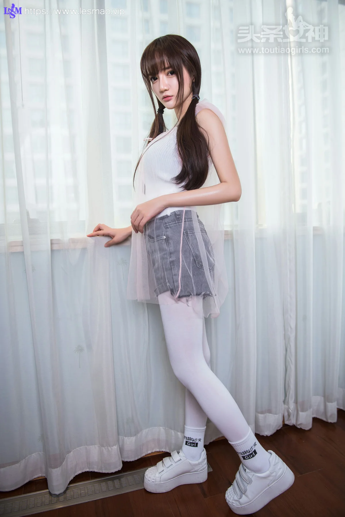 Goddes 头条女神 No.405 Modo 小如镜的白袜子 - 2