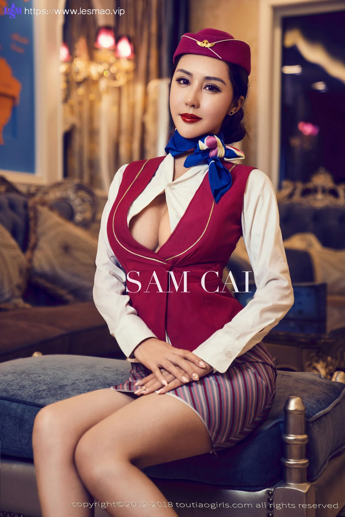 Goddes 头条女神 No.583 Modo 蔡老师空姐 - 3