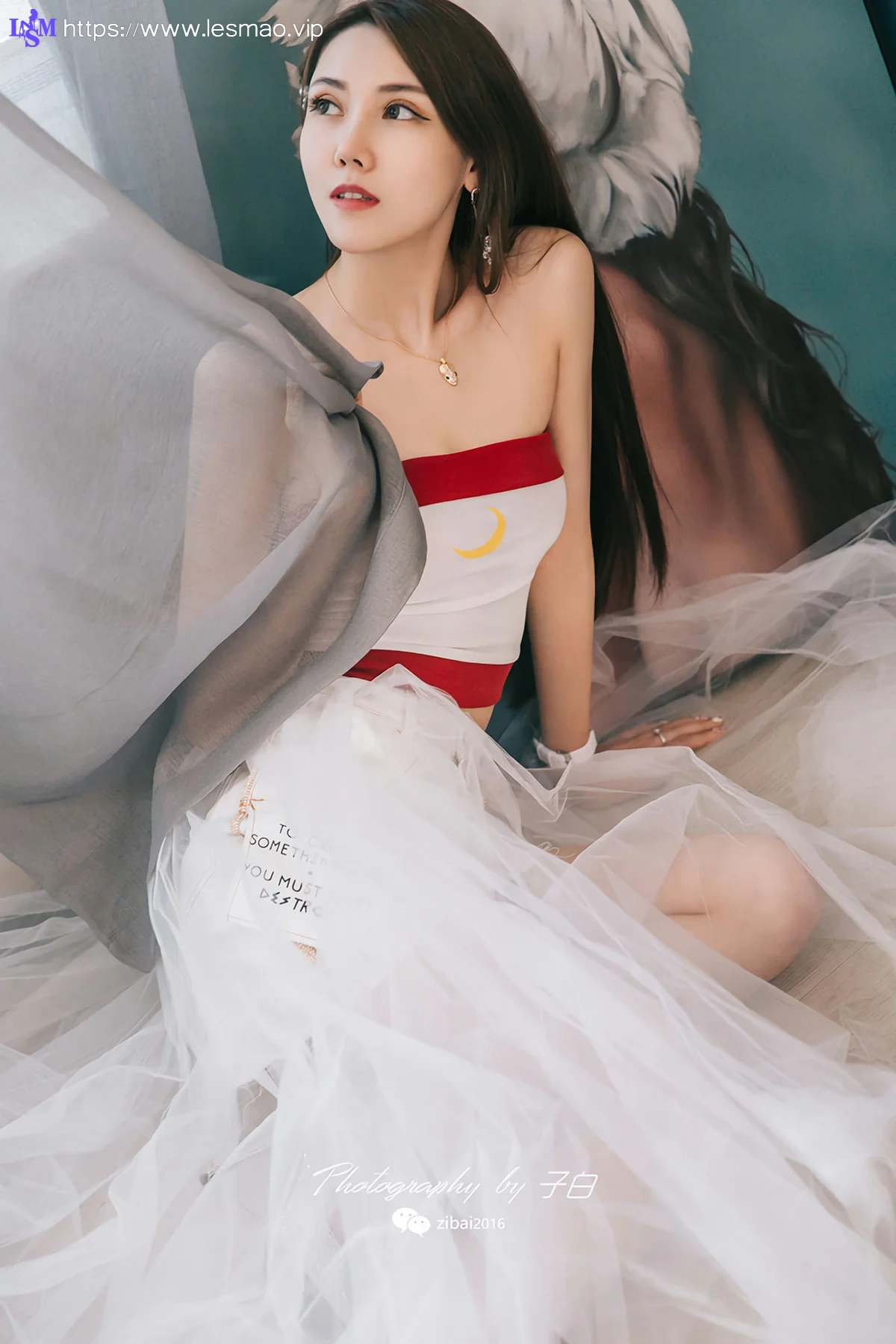 Goddes 头条女神 No.743 娇娇小朋友10p白纱裙 - 1