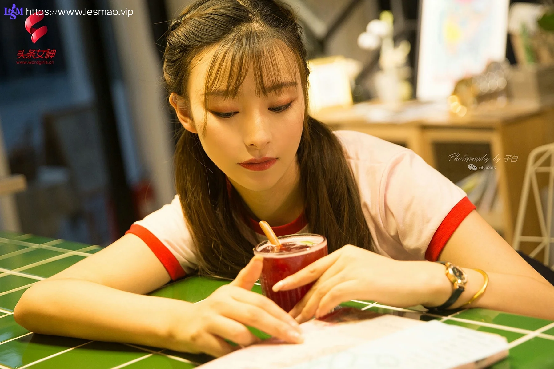 Goddes 头条女神 No.777 索菲 8P奶茶店的小公主 - 1