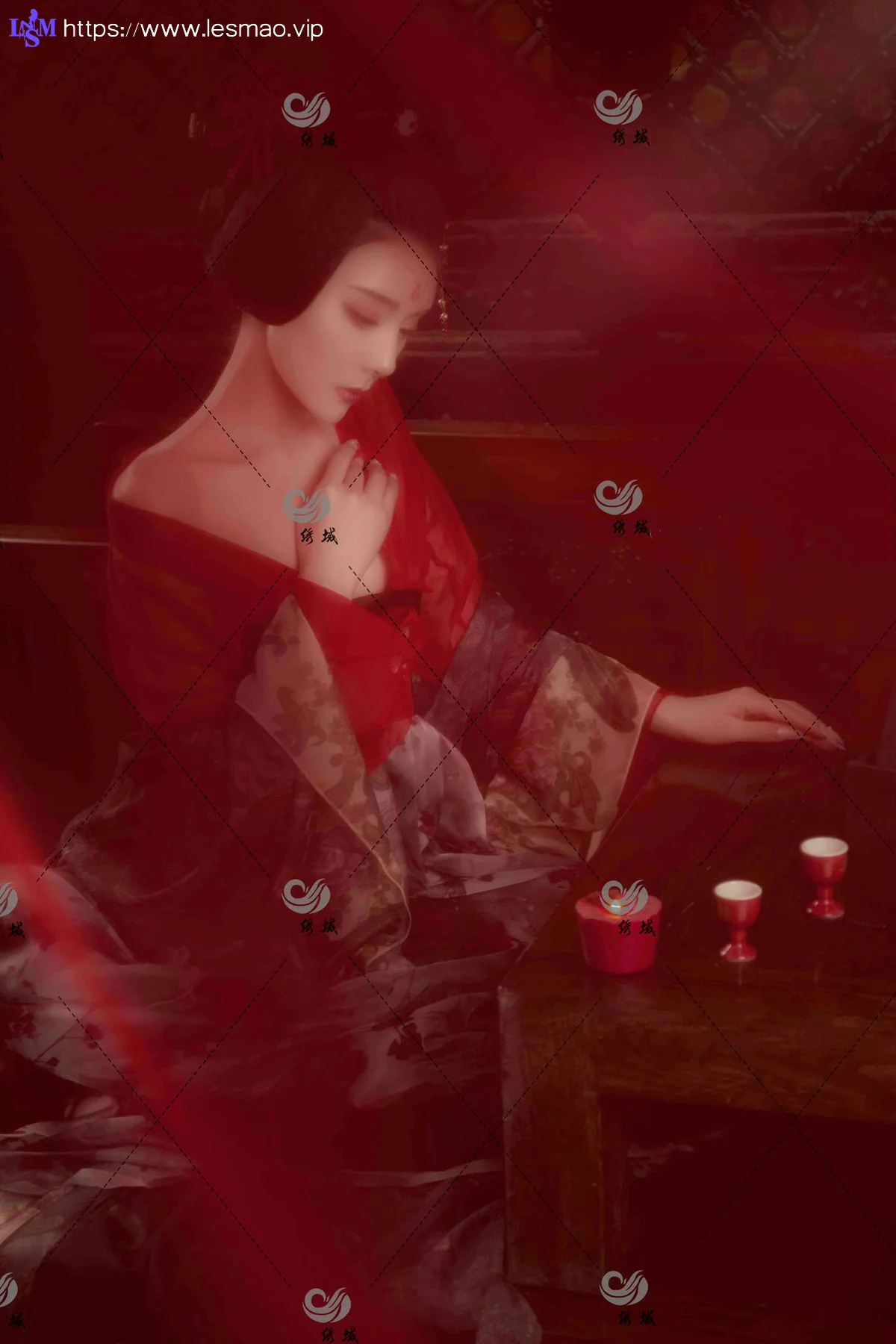 Goddes 头条女神 No.820 贵妃醉酒莫晓希 - 1