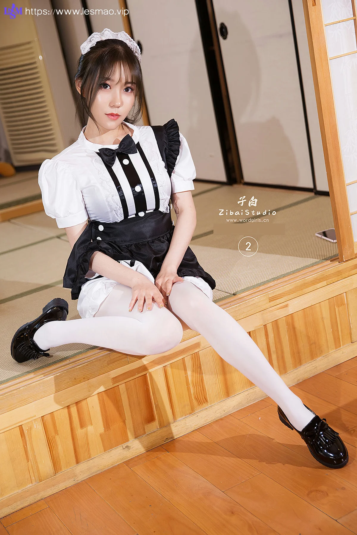 Goddes 头条女神 No.835 丝蜜众筹10P之可爱女仆制服陈亦菲 - 1