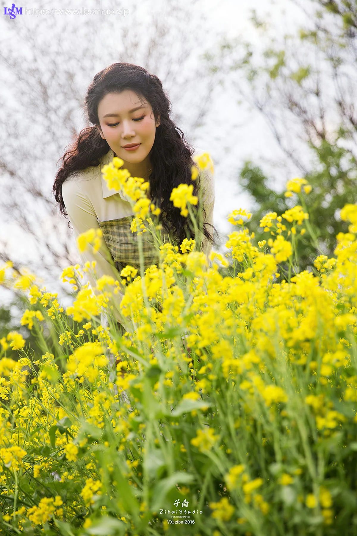 Goddes 头条女神 No.864 油菜花的晴天钟晴 - 8
