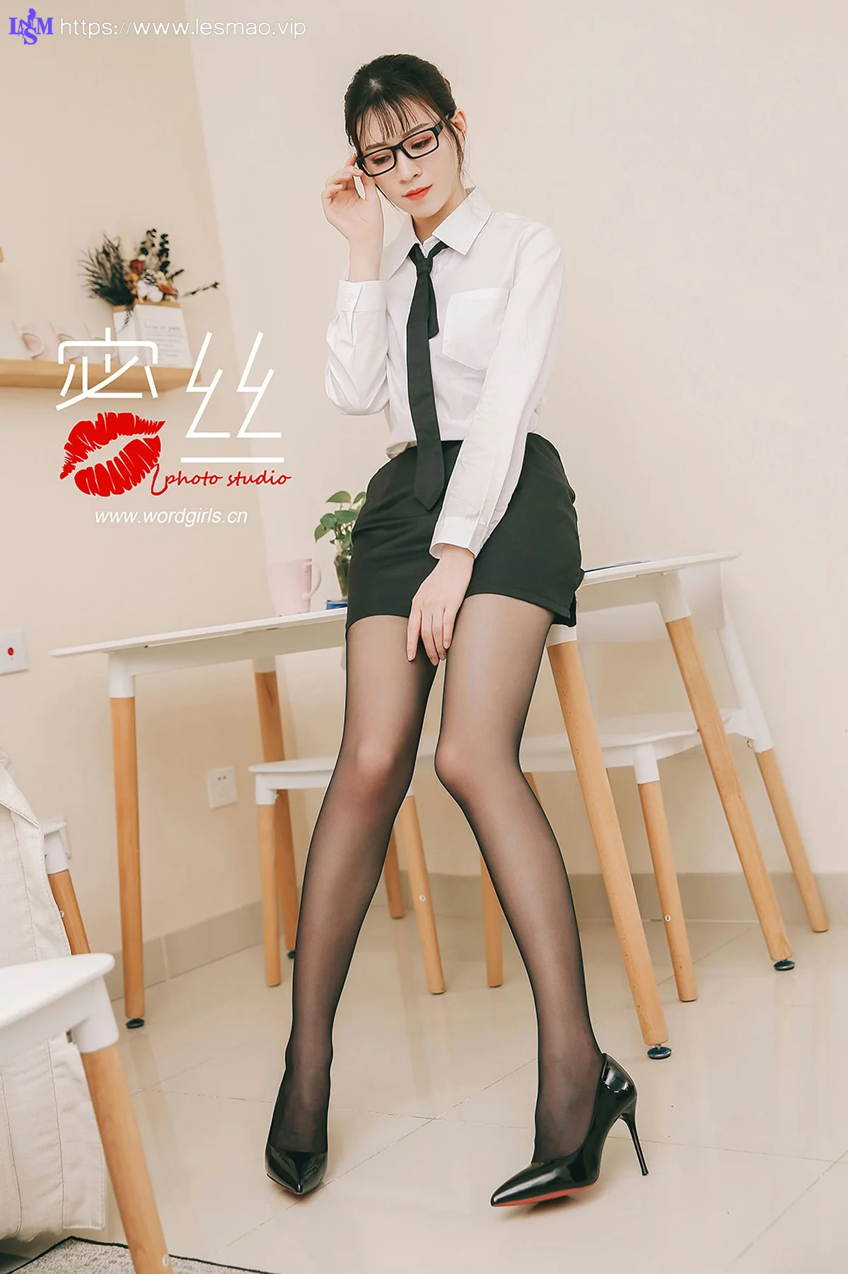Goddes 头条女神  No.S001 幻雪儿 房租中介小姐姐的黑丝诱惑 - 8