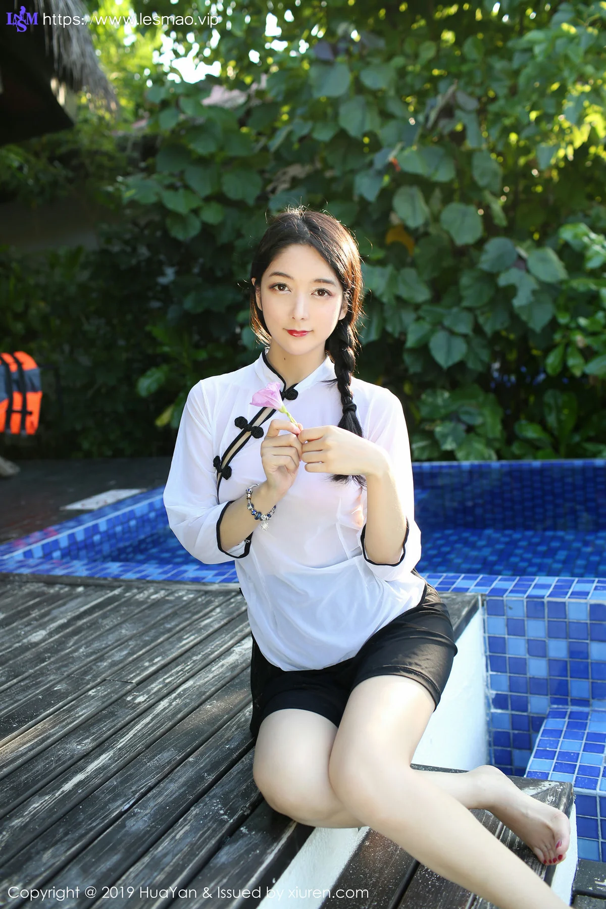 HuaYan 花の颜 Vol.065 Angela喜欢猫 清纯模特制服 - 4
