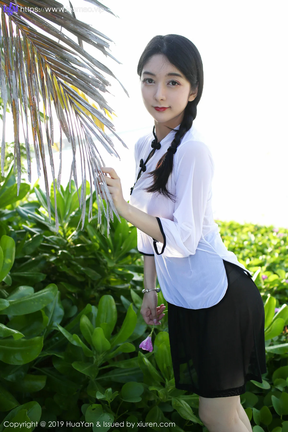 HuaYan 花の颜 Vol.065 Angela喜欢猫 清纯模特制服 - 10