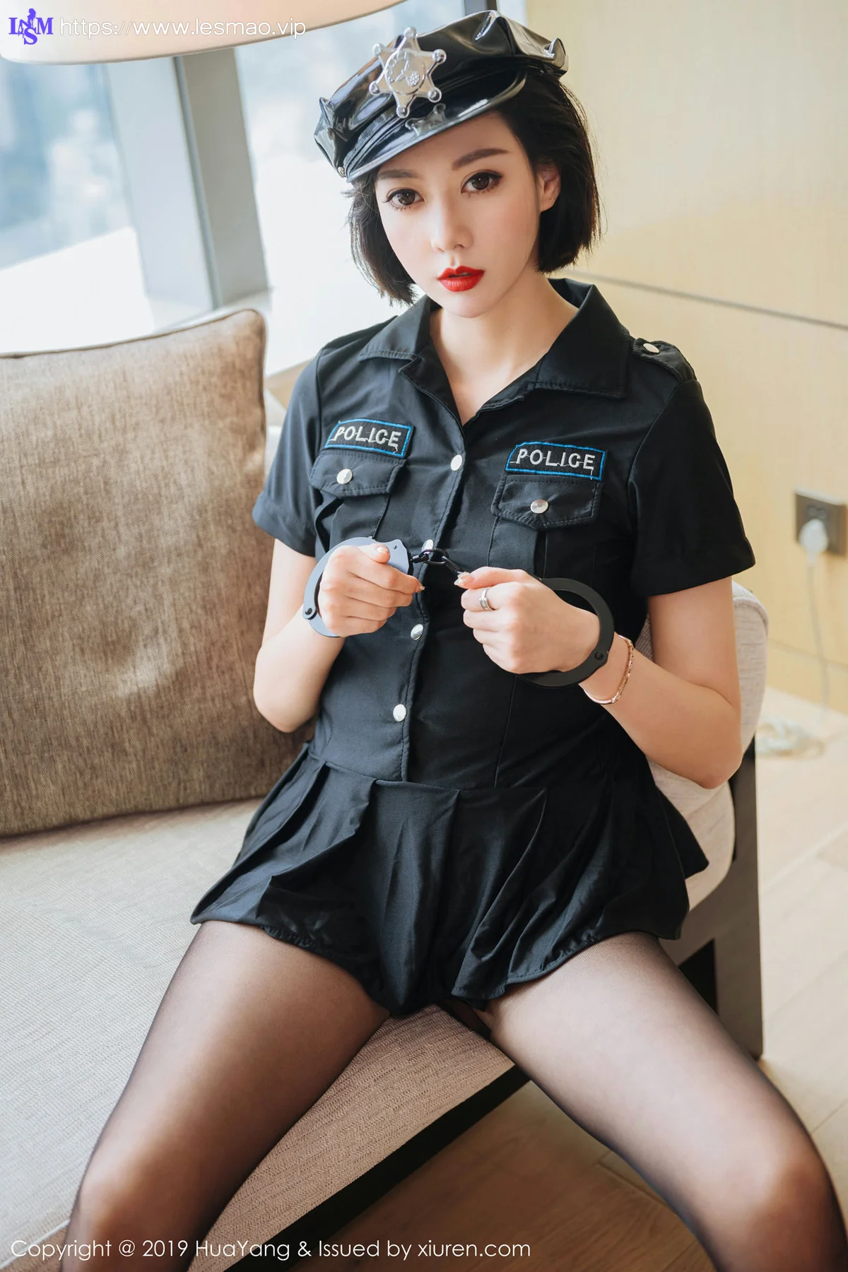 HuaYang 花漾show Vol.179 女警制服写真 艺轩 - 9