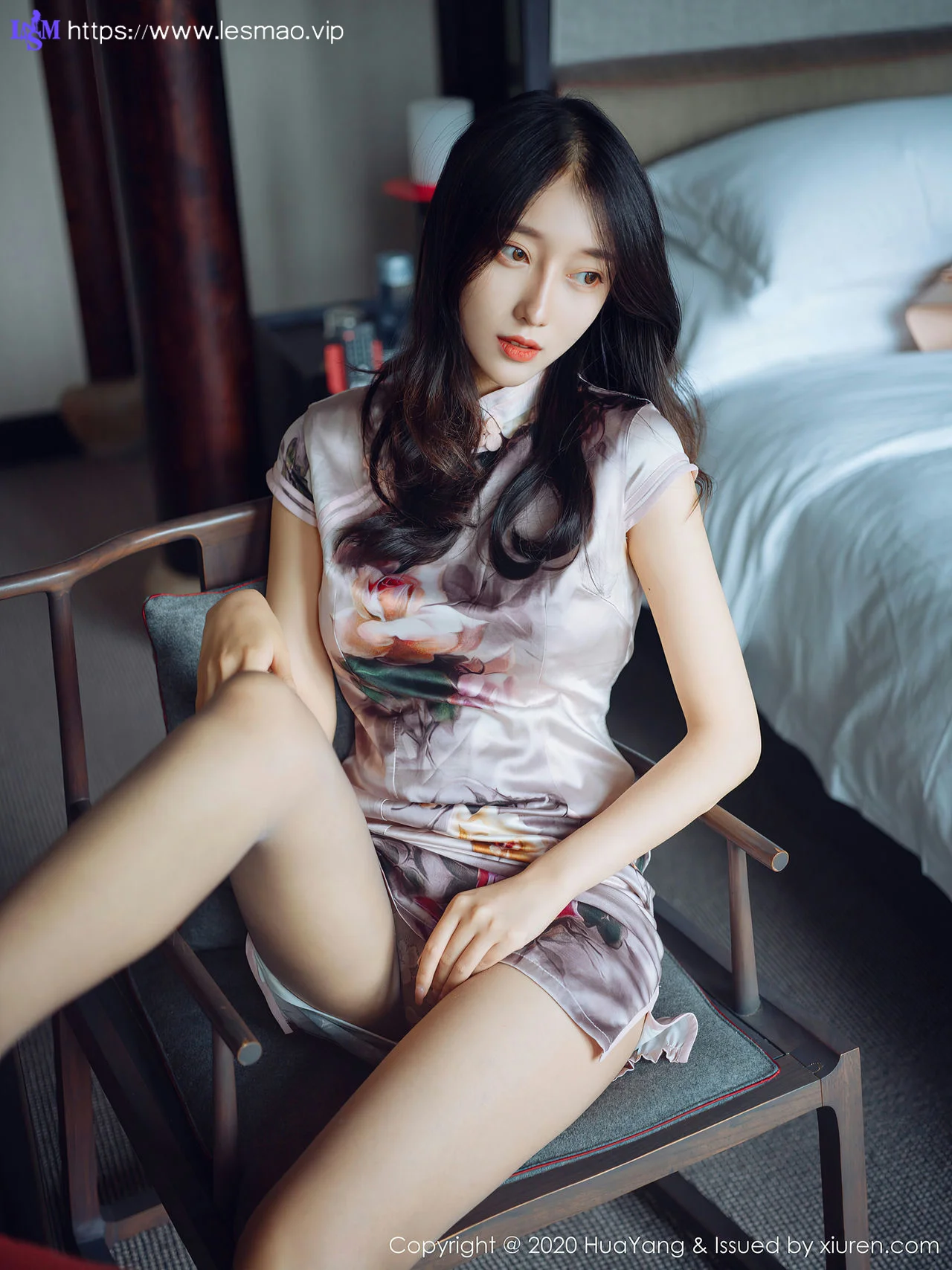 HuaYang 花漾show Vol.339  古典旗袍 玥儿玥er娇躯制服 - 2