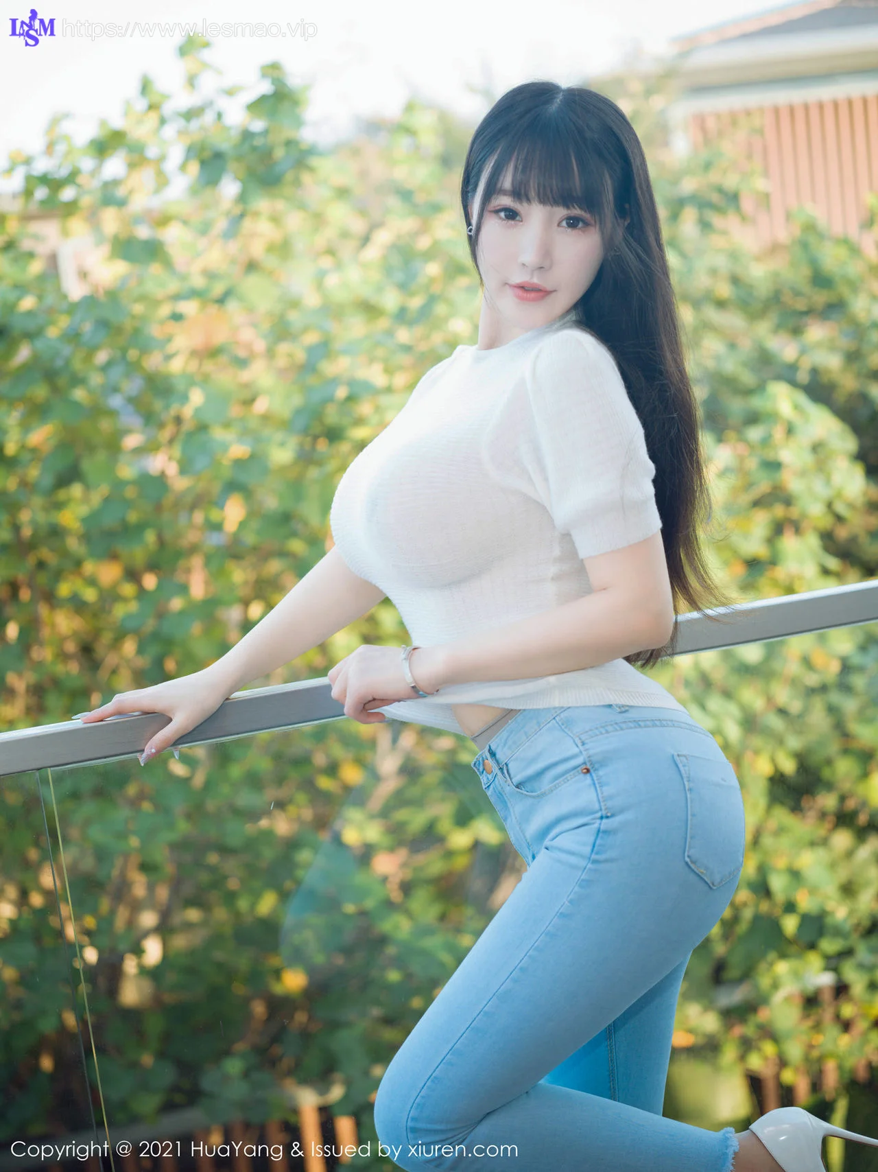 HuaYang 花漾show Vol.380 轻透上衣 朱可儿Flower 三亚旅拍写真 - 4