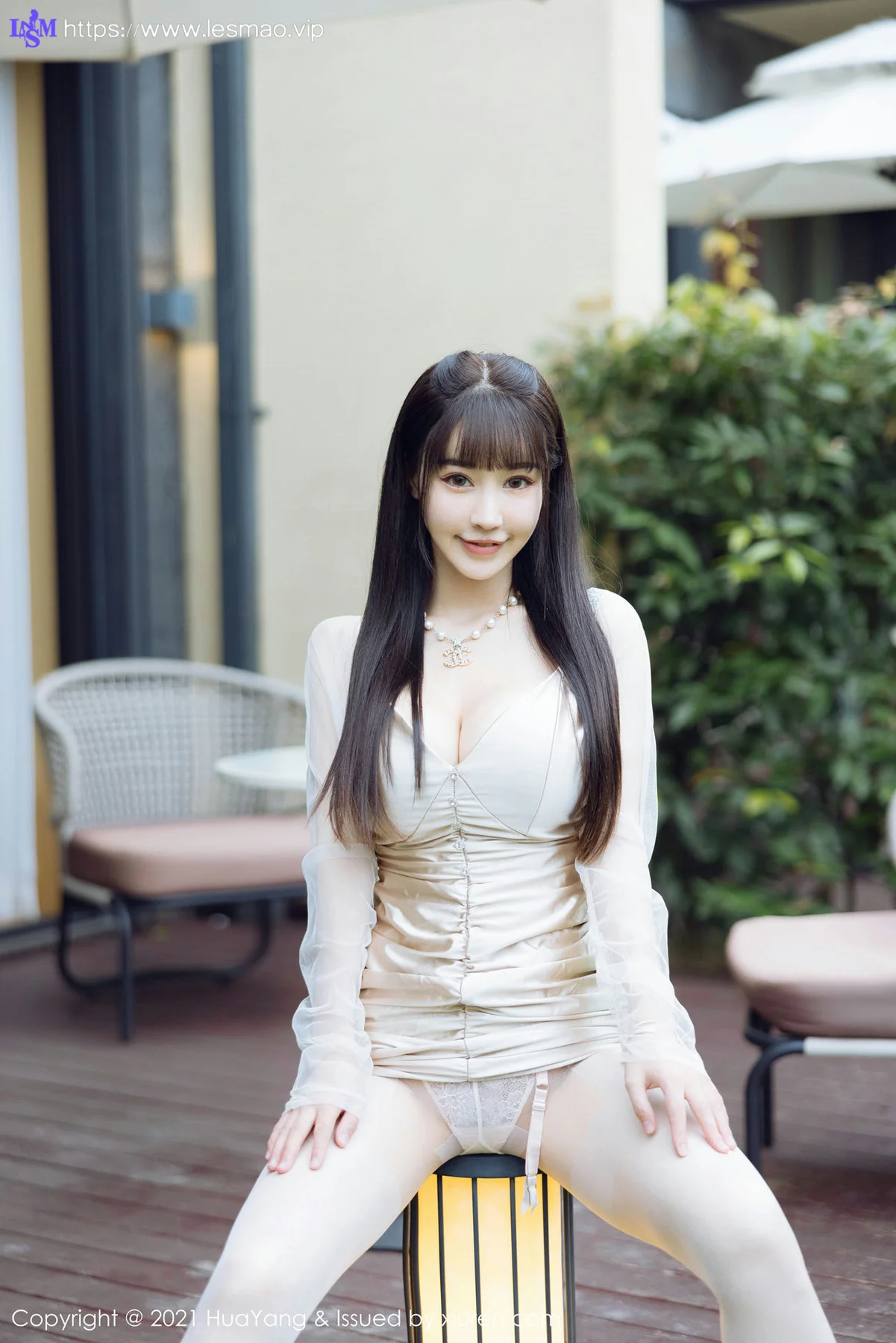 HuaYang 花漾show Vol.471 白纱丝袜 朱可儿Flower 成都旅拍33 - 3