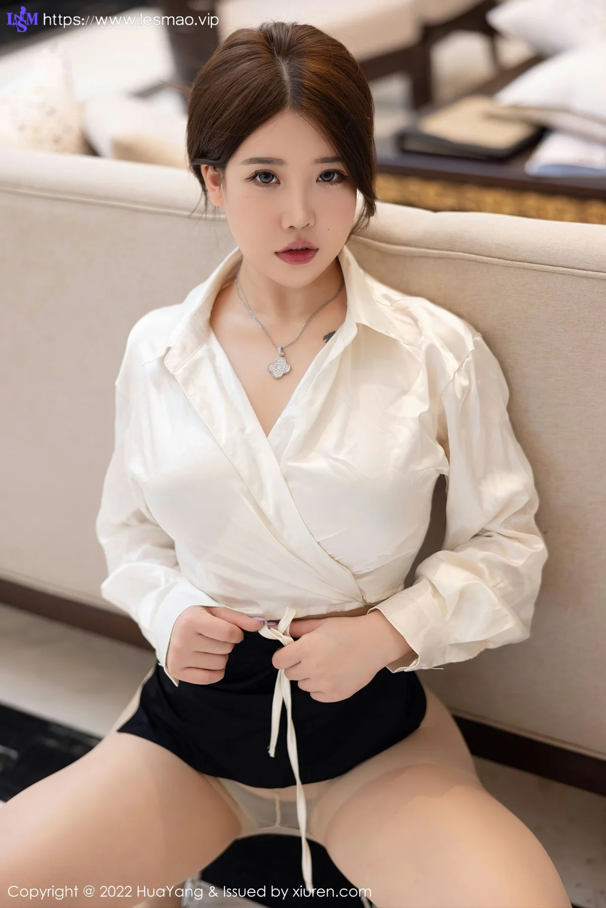 HuaYang 花漾show Vol.516 小海臀Rena 黑色短裙西双版纳旅拍22 - 5