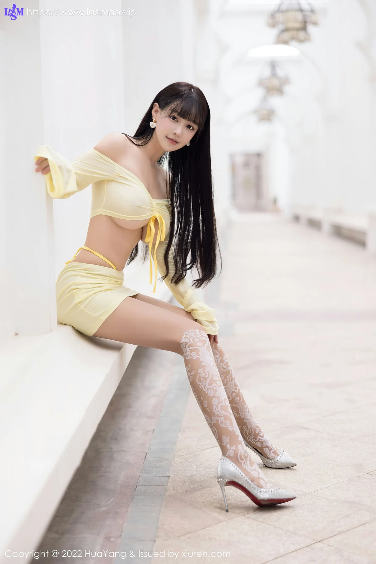 HuaYang 花漾show Vol.522 朱可儿Flora 轻透服饰西双版纳旅拍11 - 2