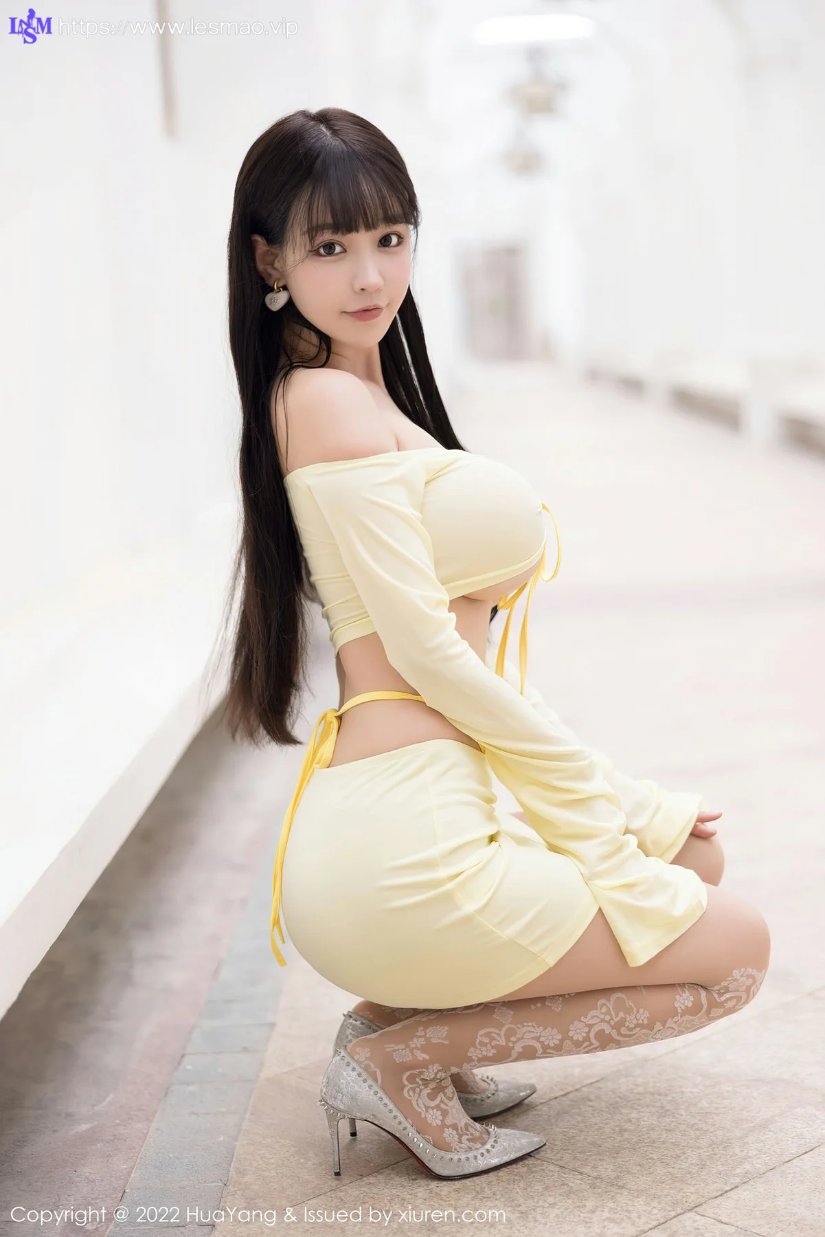 HuaYang 花漾show Vol.522 朱可儿Flora 轻透服饰西双版纳旅拍11 - 5