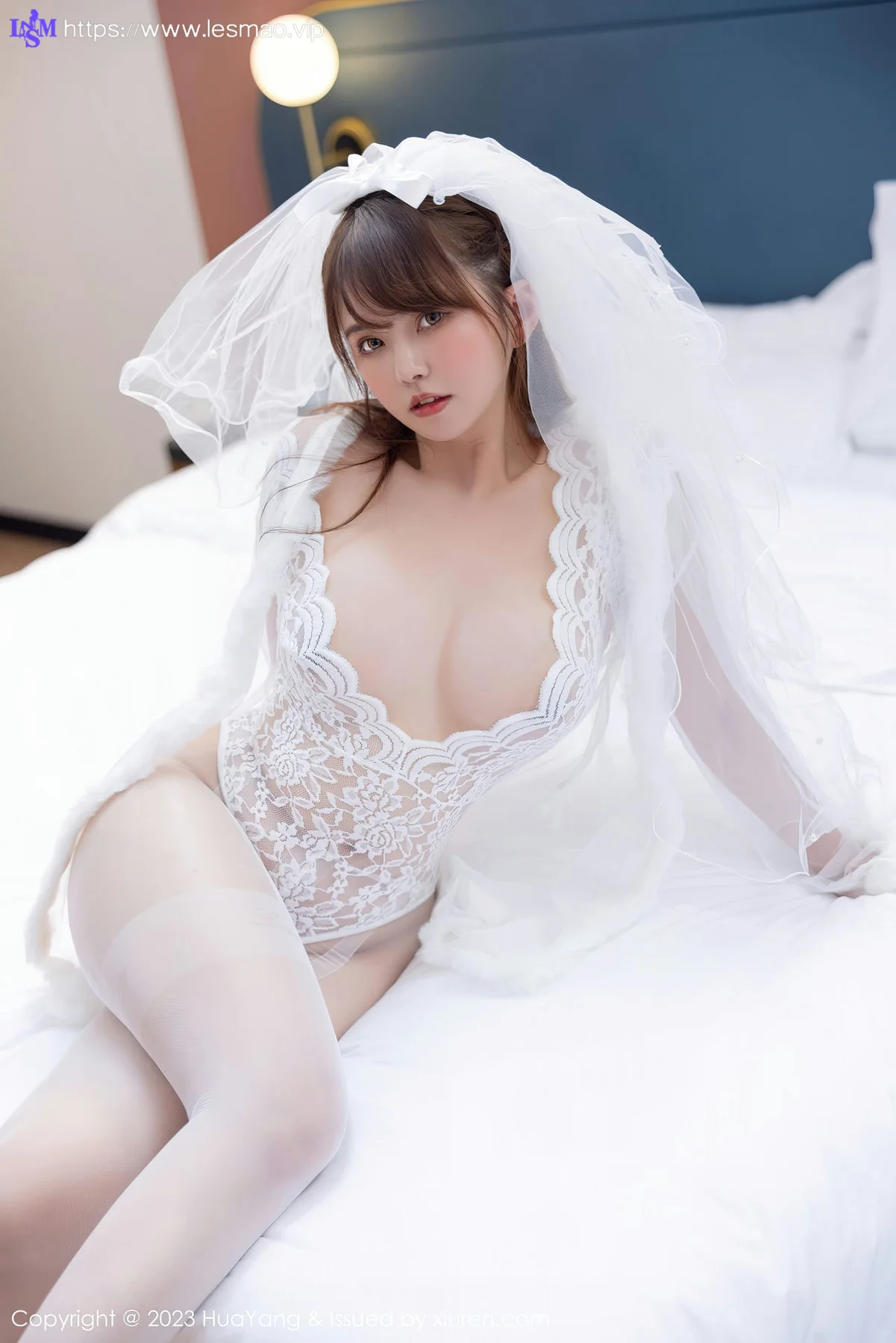 HuaYang 花漾show Vol.524 张思允Nice 白色婚纱西双版纳旅拍111 - 10