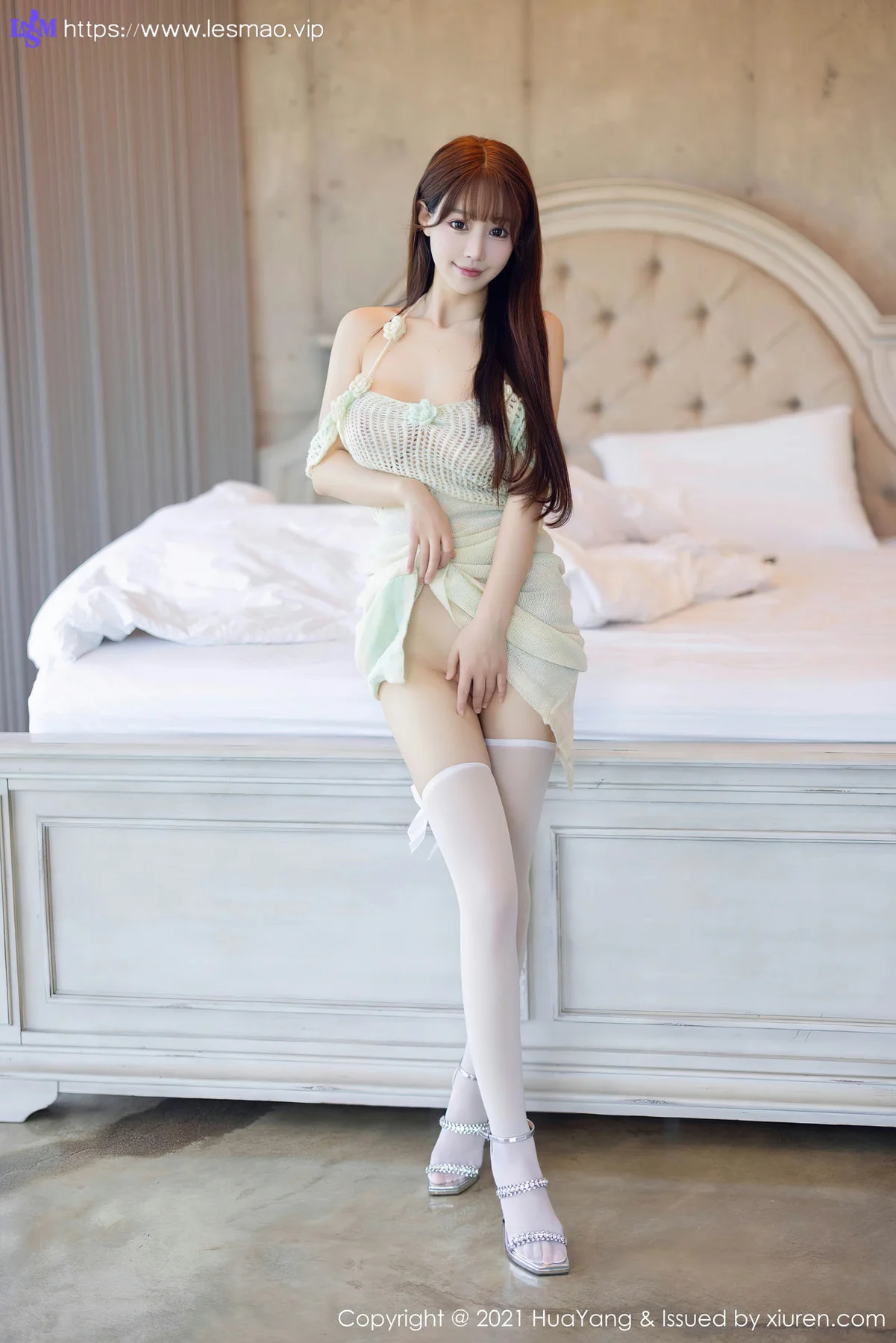 HuaYang 花漾show Vol.547  朱可儿Flora 诱人白色丝袜济州岛旅拍 - 3