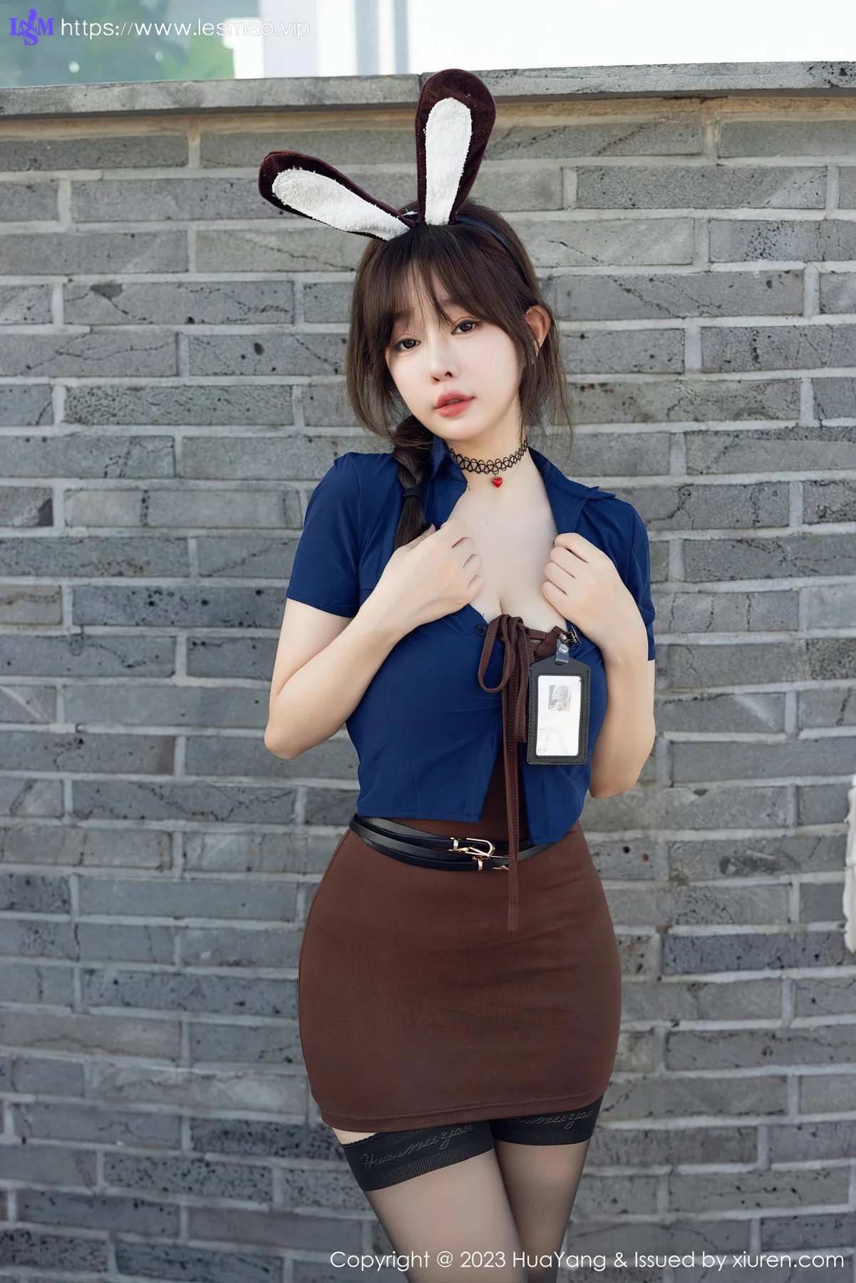 HuaYang 花漾show Vol.555  王雨纯 兔女郎爆乳济州岛旅拍1 - 1