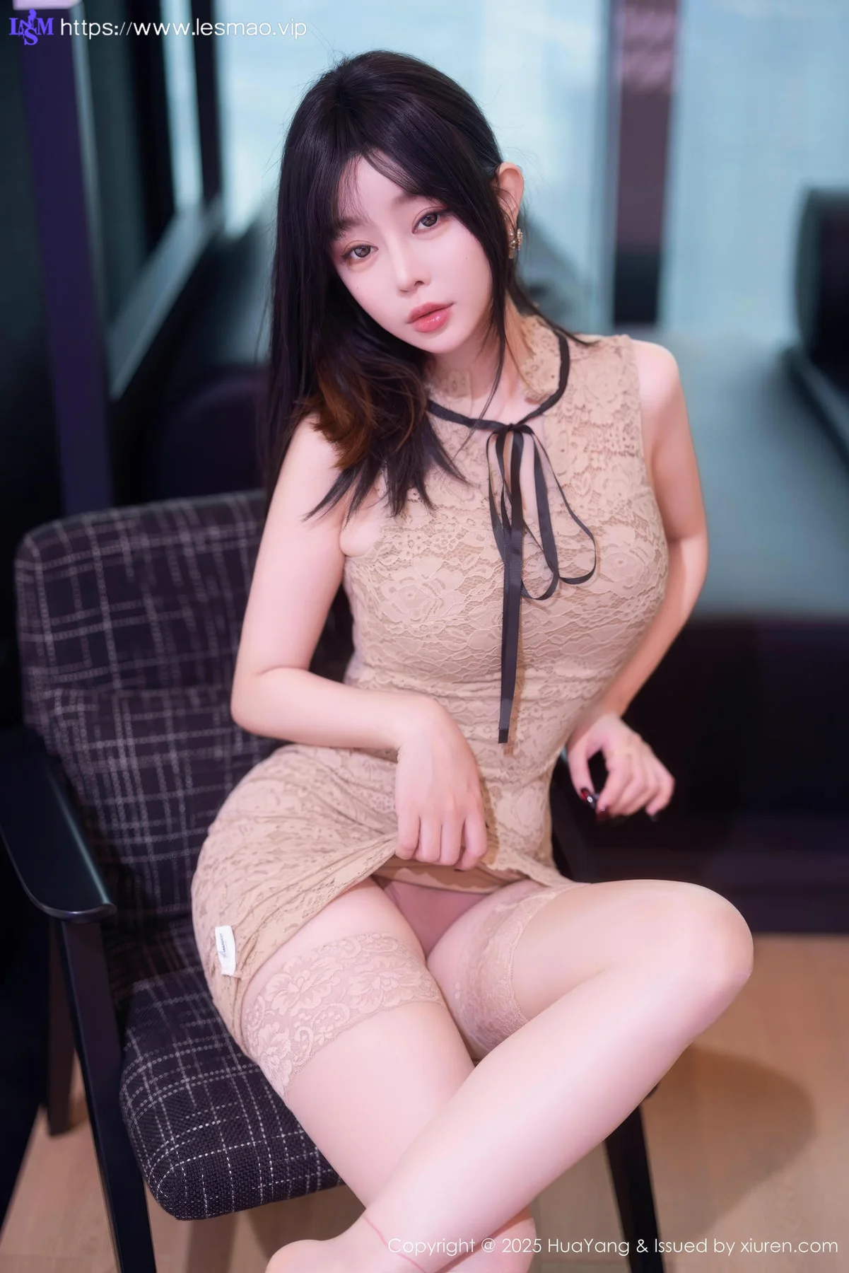 HuaYang 花漾show Vol.632 王雨纯 玉体翘臀美腿 - 5