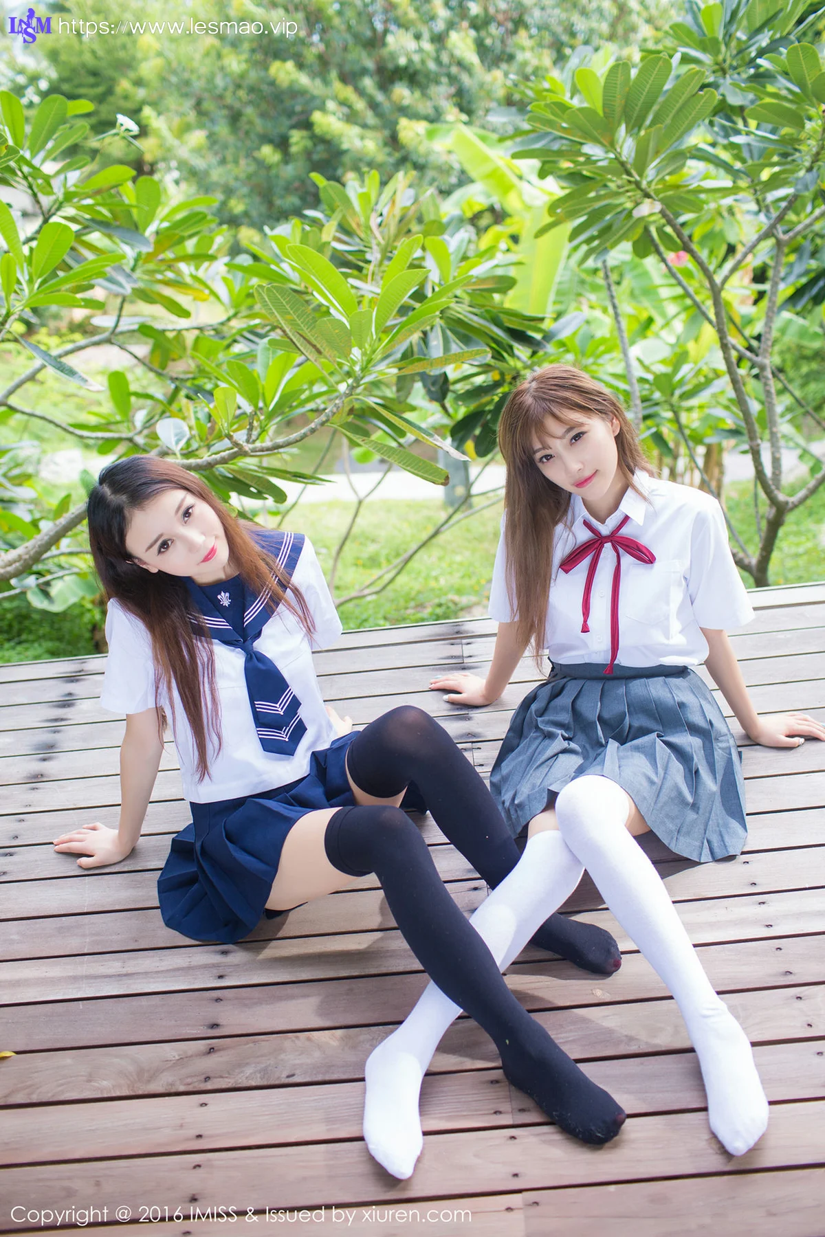 IMiss 爱蜜社 Vol.133 Modo 赵小米Kitty和sugar小甜心CC 合辑校园 - 3