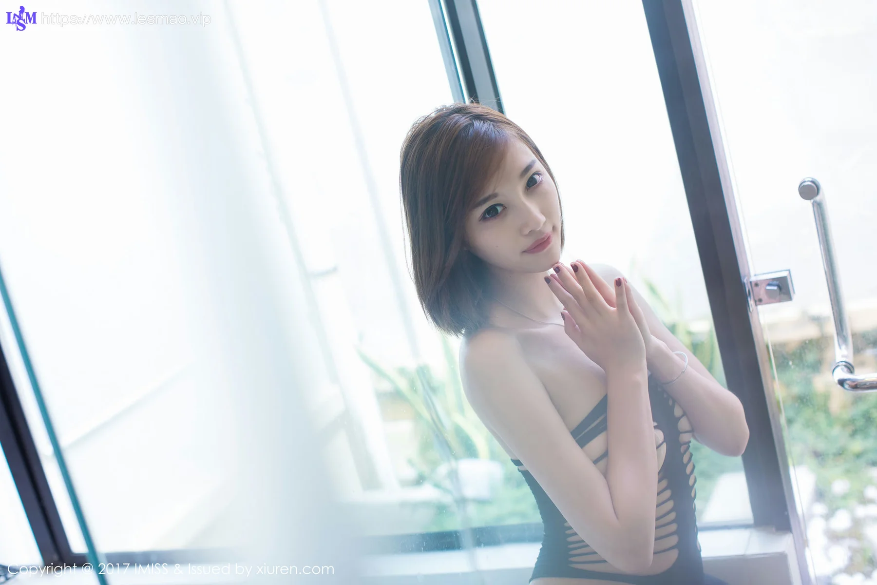 IMiss 爱蜜社 Vol.161 Modo 杨晨晨sugar 爆乳捆绑短发美女 - 4