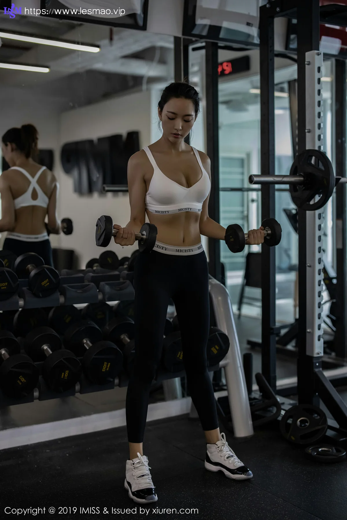 IMiss 爱蜜社 Vol.396 健身辣妹美女新模特 嫣儿首套写真 - 4