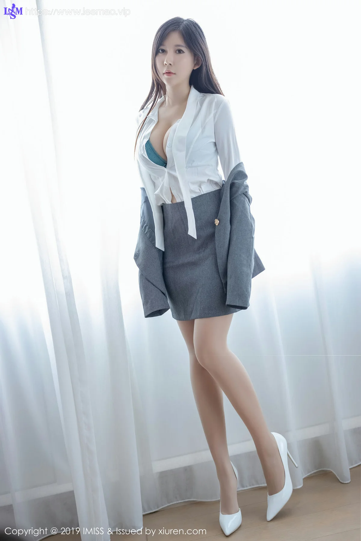IMiss 爱蜜社 Vol.409 性感秘书写真 nova李雅 - 8