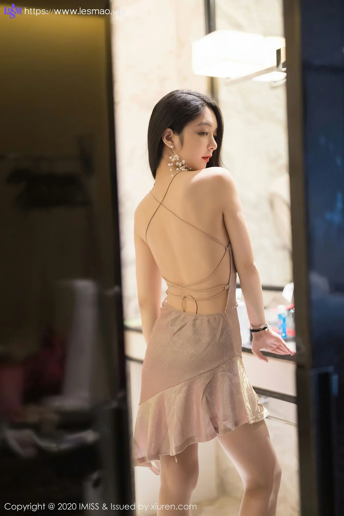 IMiss 爱蜜社 Vol.511 性感吊裙美腿 小热巴 - 3