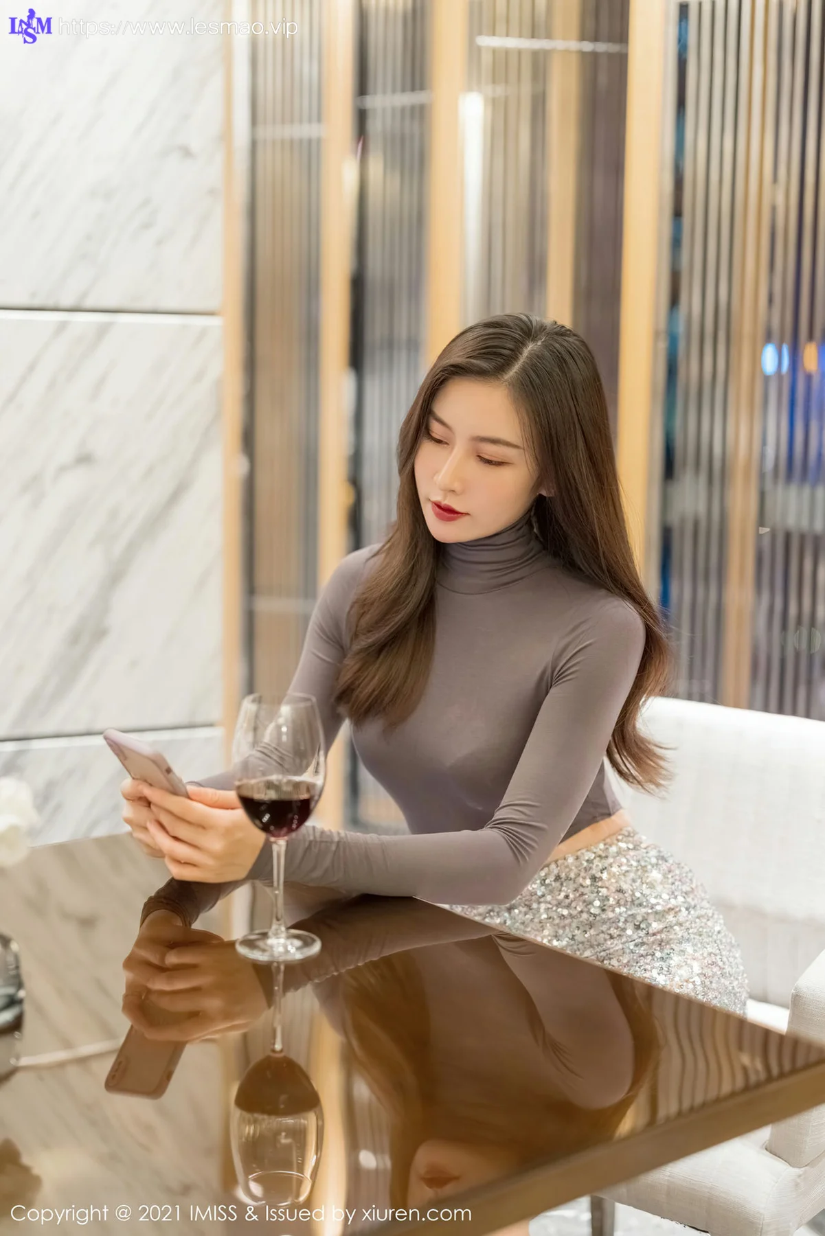 IMiss 爱蜜社 Vol.540 丝袜美腿都市OL Vanessa - 6
