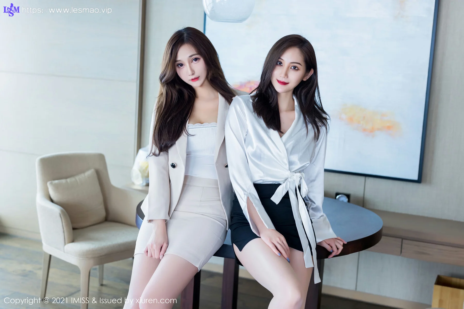 IMiss 爱蜜社 Vol.570 模特合集写真 Lavinia肉肉和SISY思 - 4