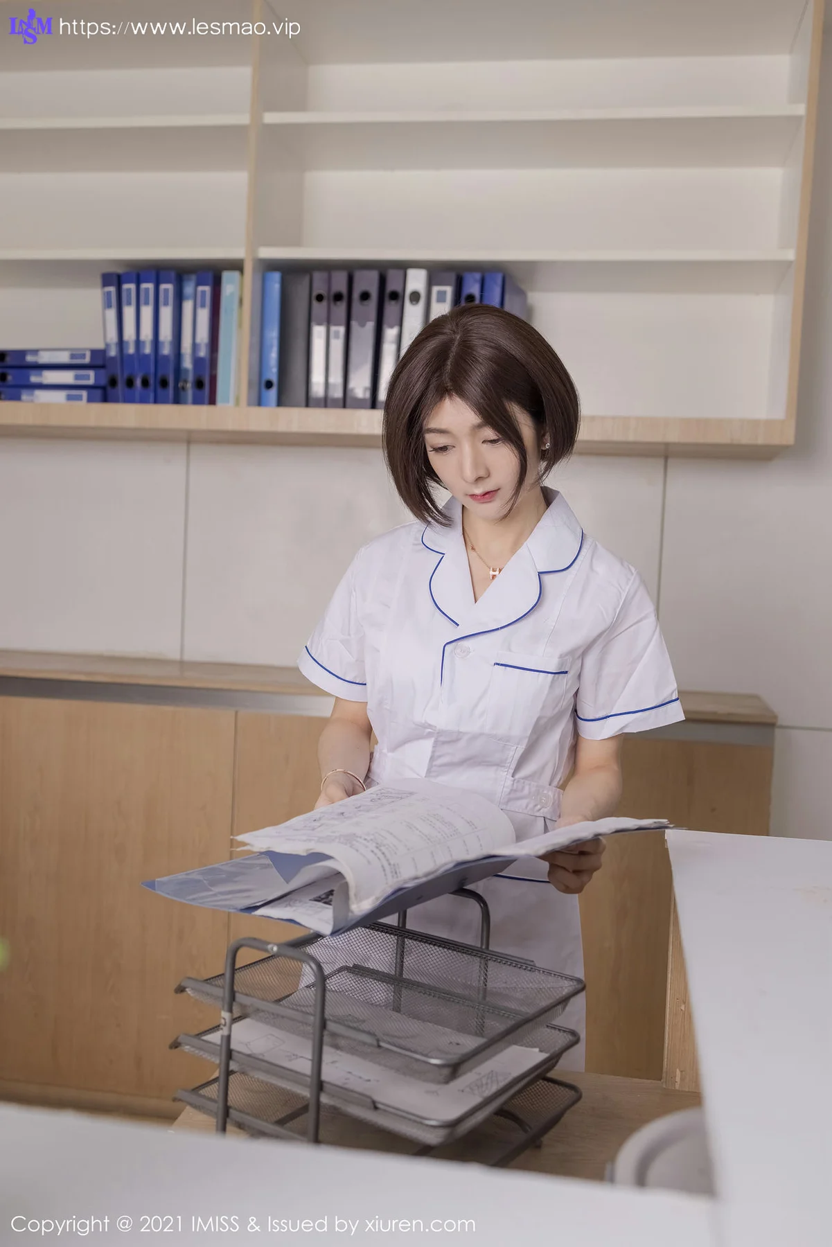 IMiss 爱蜜社 Vol.580 护士制服 Angela00 性感写真 - 5