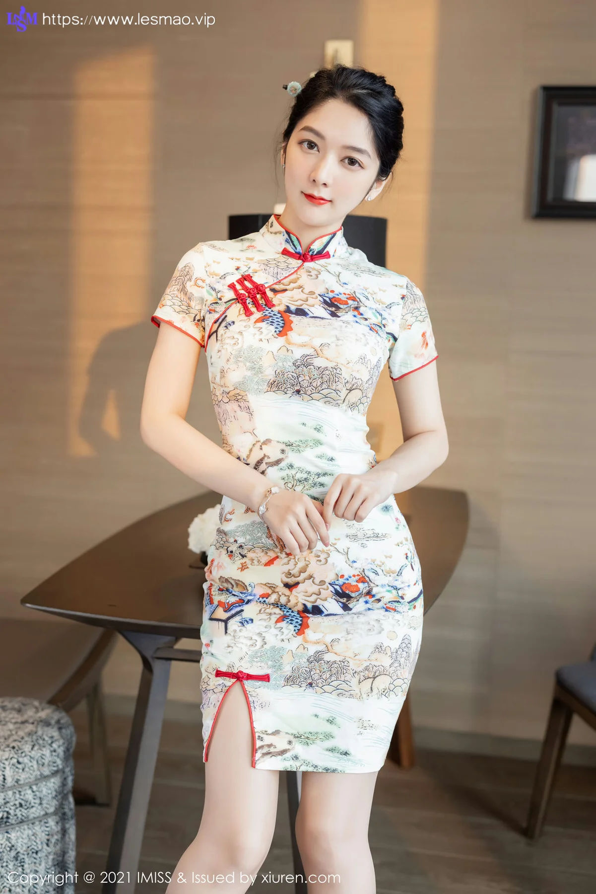 IMiss 爱蜜社 Vol.593 浪漫韵味旗袍 Angela00 性感写真 - 3