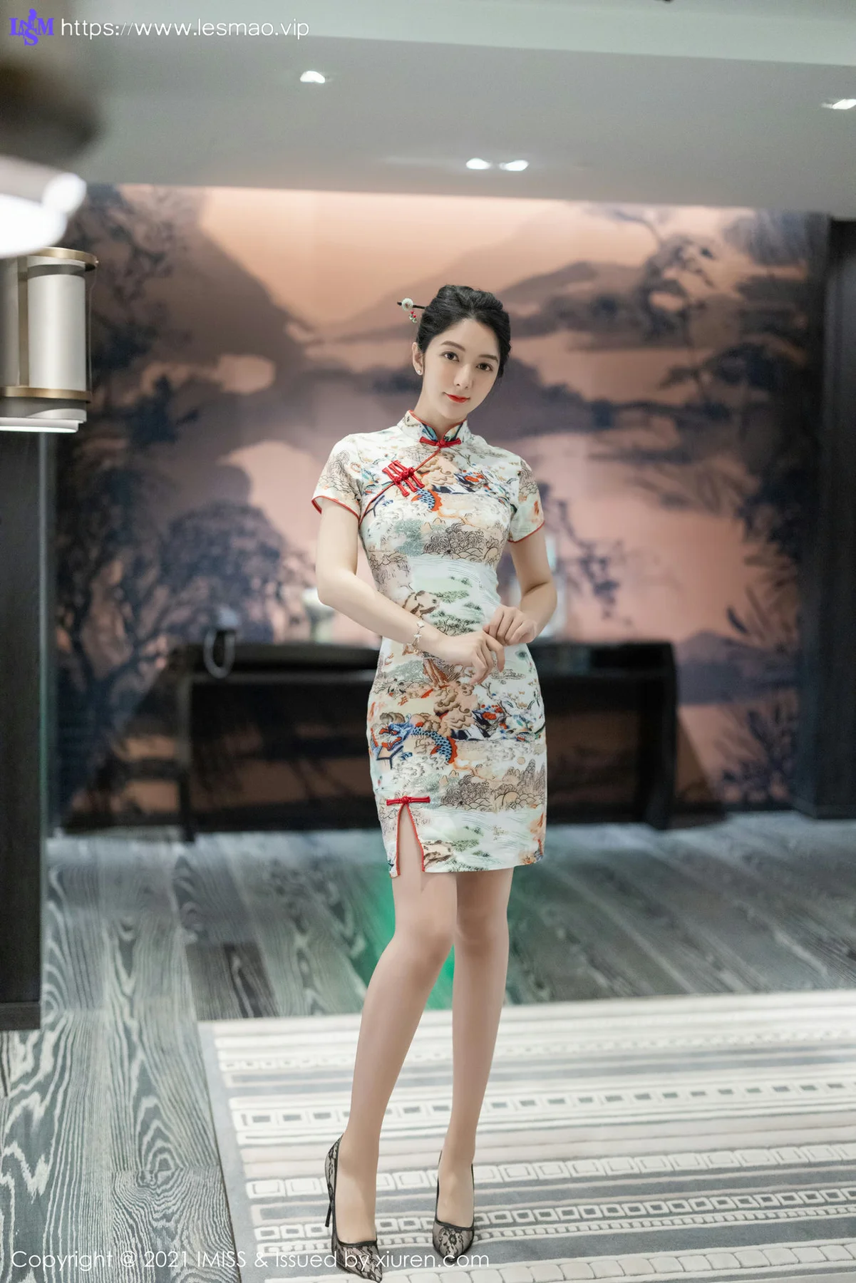 IMiss 爱蜜社 Vol.593 浪漫韵味旗袍 Angela00 性感写真 - 7