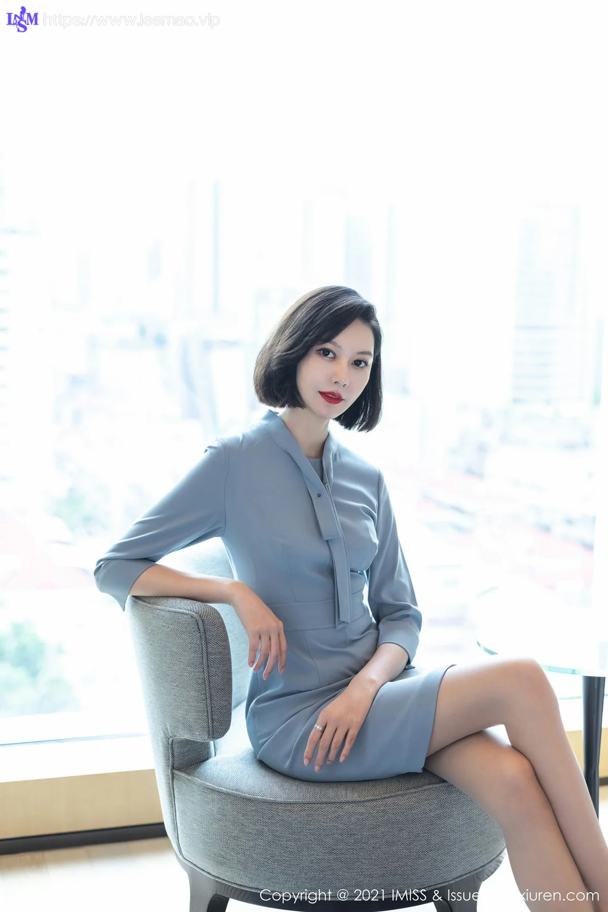 IMiss 爱蜜社 Vol.609 镂空内衣与丝袜 艺轩 性感写真2 - 5