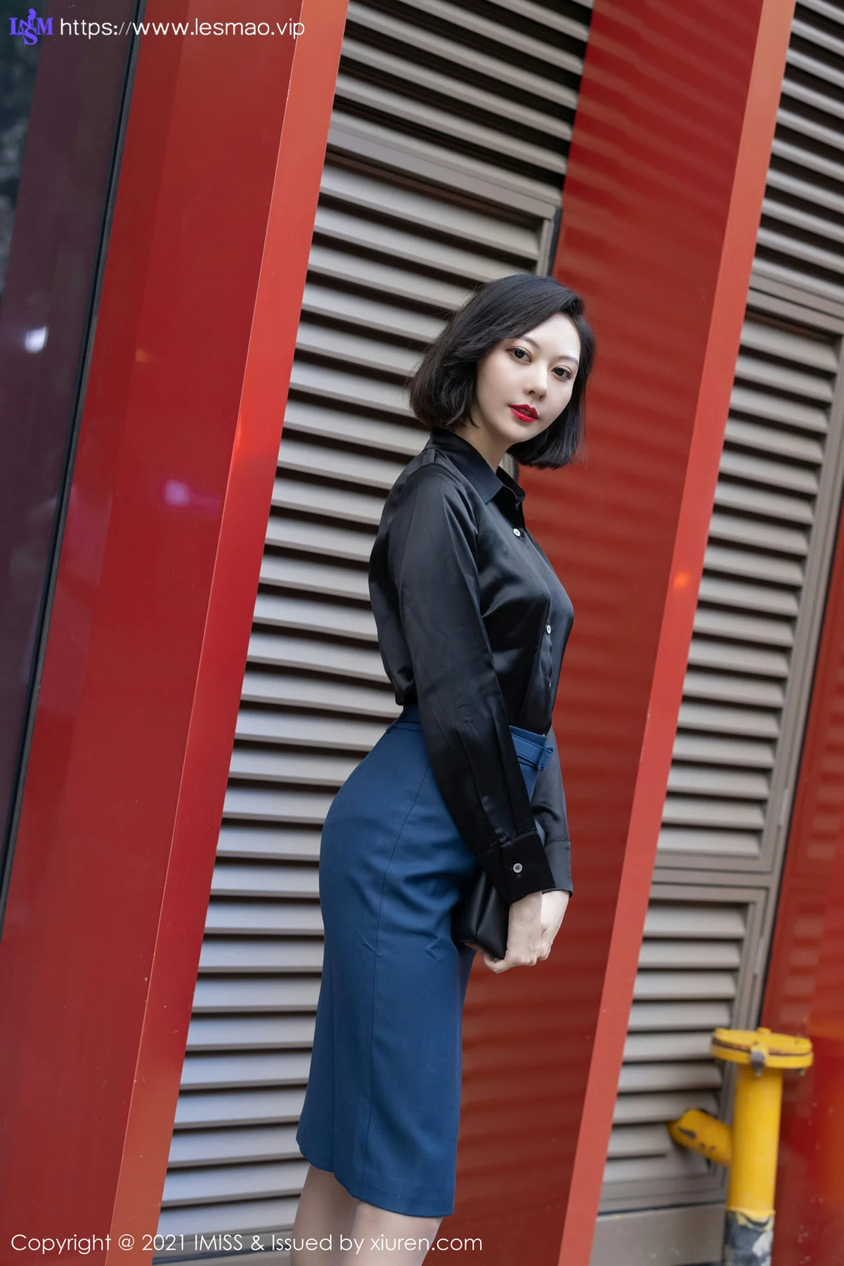 IMiss 爱蜜社 Vol.615 典雅OL 艺轩 性感写真 - 4