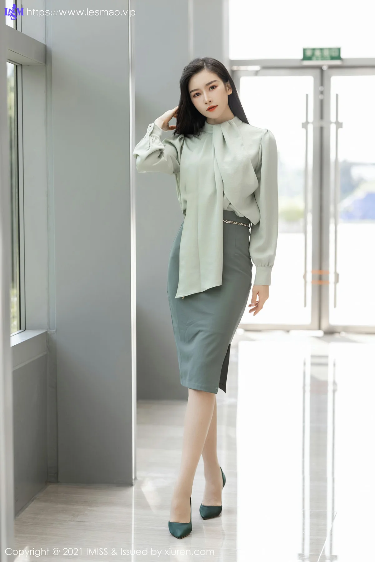 IMiss 爱蜜社 Vol.617 洁白如玉肌肤 Vanessa 性感写真3 - 1