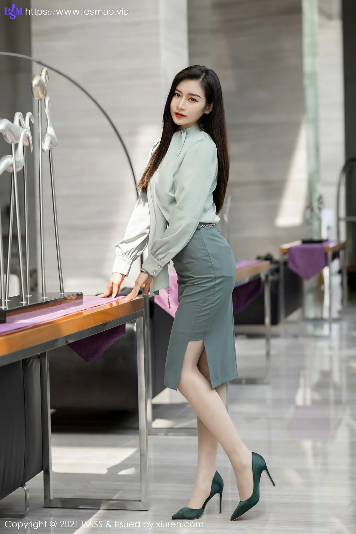 IMiss 爱蜜社 Vol.617 洁白如玉肌肤 Vanessa 性感写真3 - 1