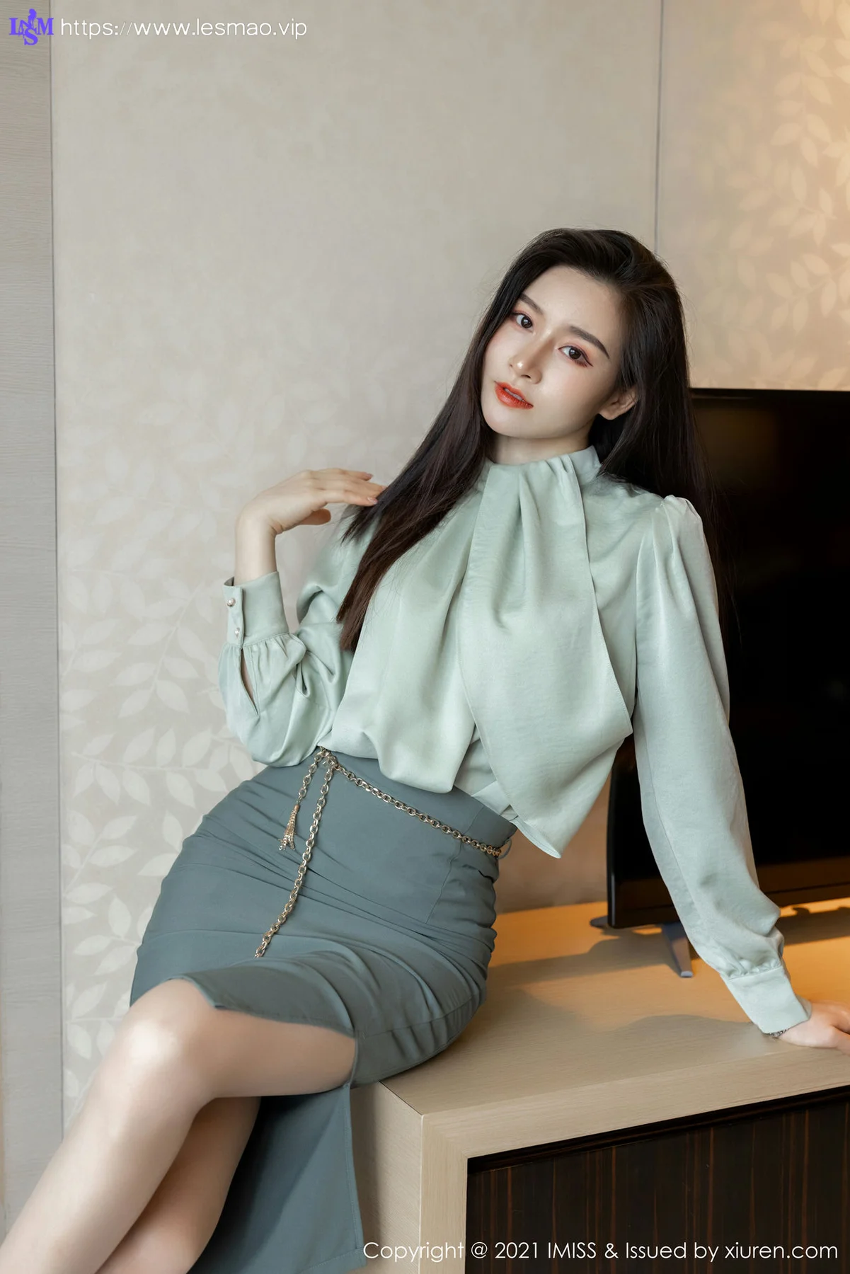 IMiss 爱蜜社 Vol.617 洁白如玉肌肤 Vanessa 性感写真3 - 7