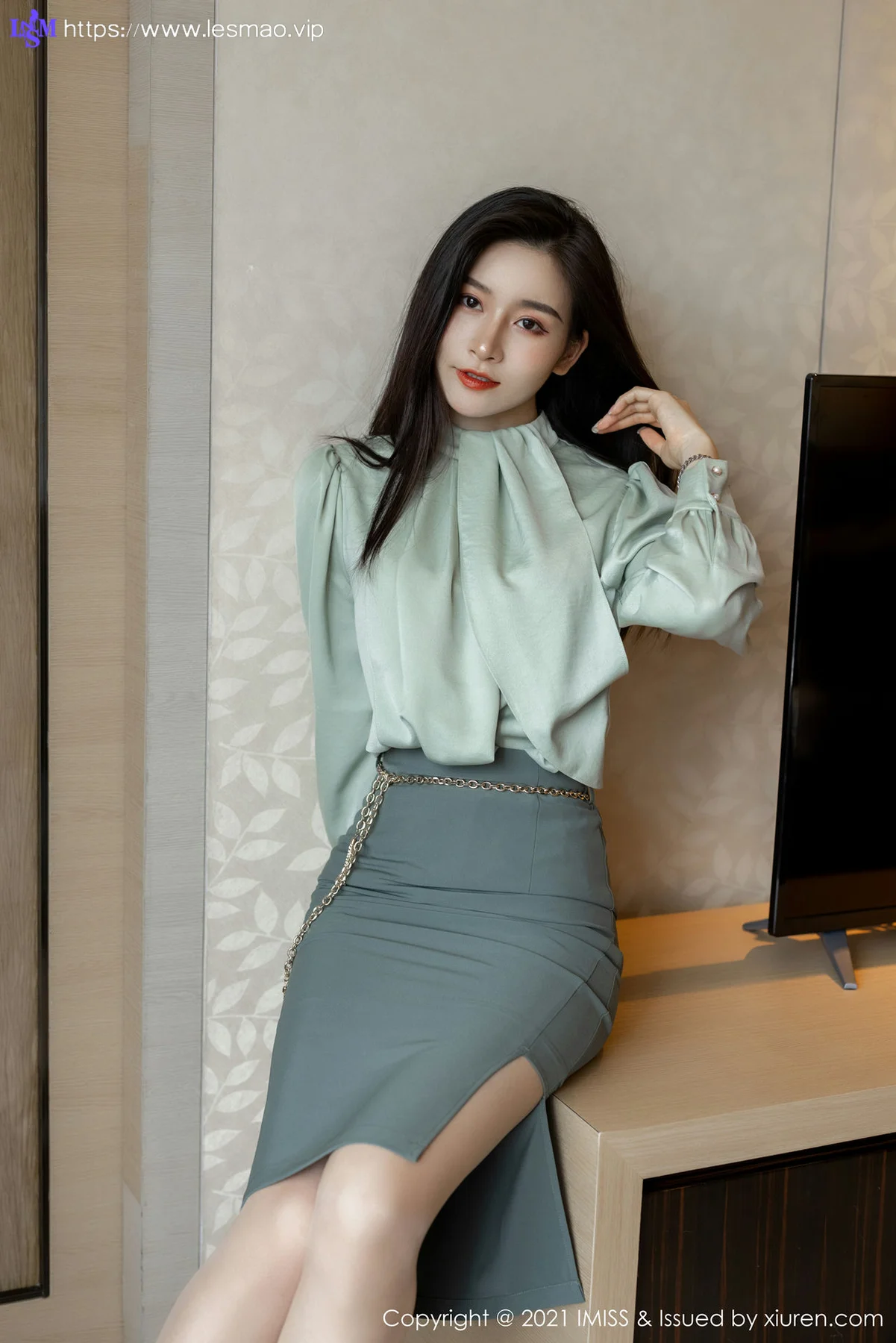 IMiss 爱蜜社 Vol.617 洁白如玉肌肤 Vanessa 性感写真3 - 9
