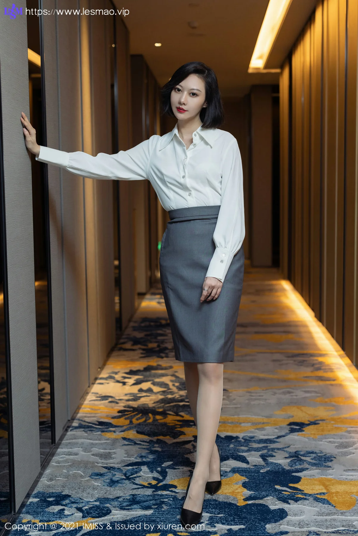 IMiss 爱蜜社 Vol.623 典雅OL 艺轩 性感写真3 - 3