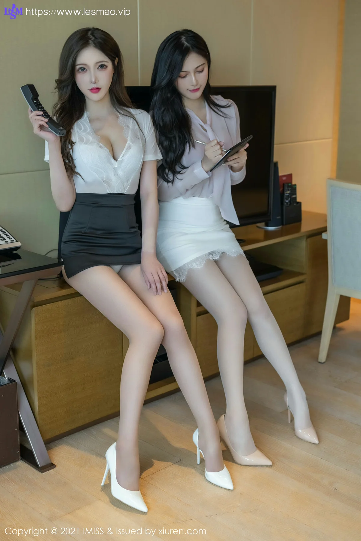 IMiss 爱蜜社 Vol.625 模特合集 Lavinia肉肉和LindaLinda - 1