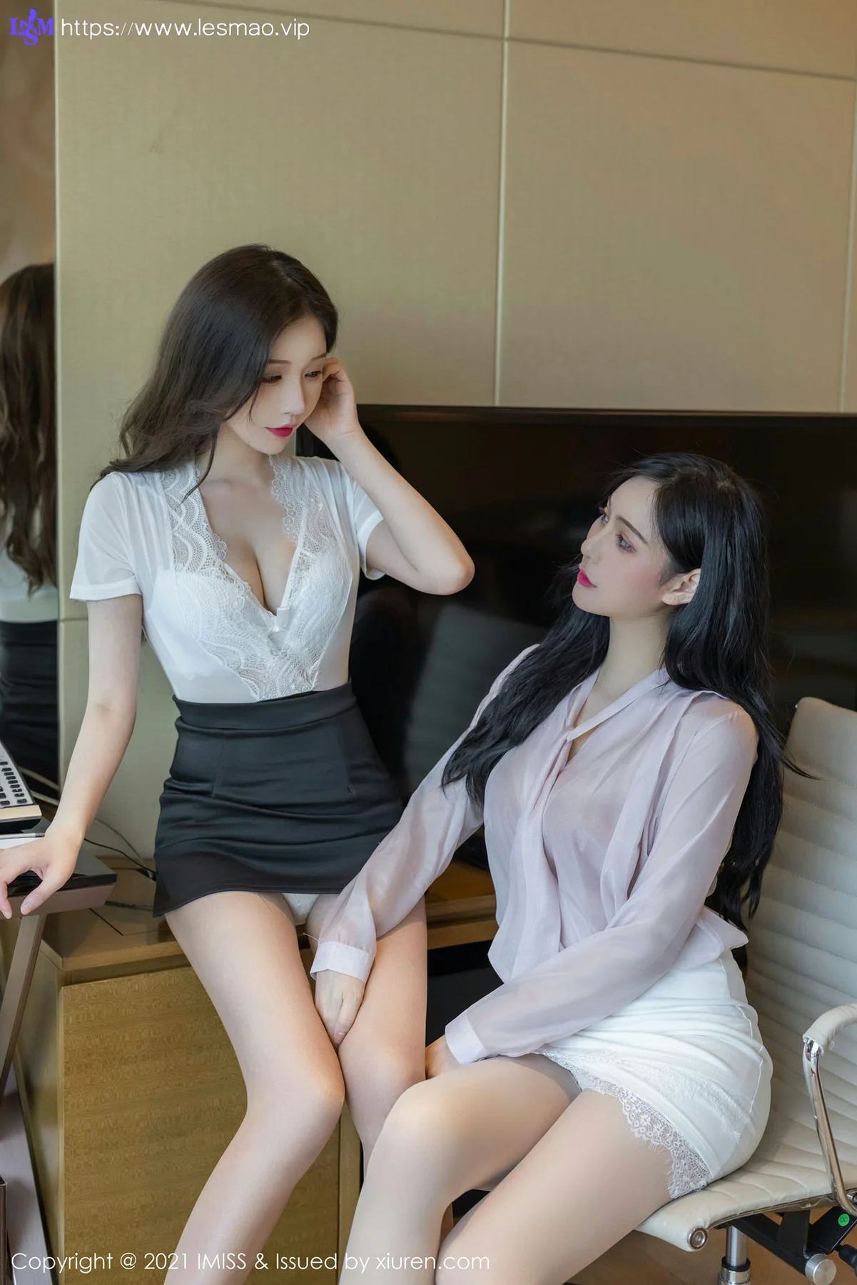 IMiss 爱蜜社 Vol.625 模特合集 Lavinia肉肉和LindaLinda - 5