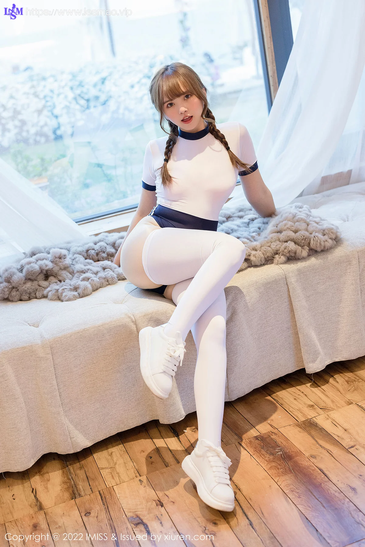 IMiss 爱蜜社 Vol.681 白色丝袜 张思允Nice 新人模特2 - 8