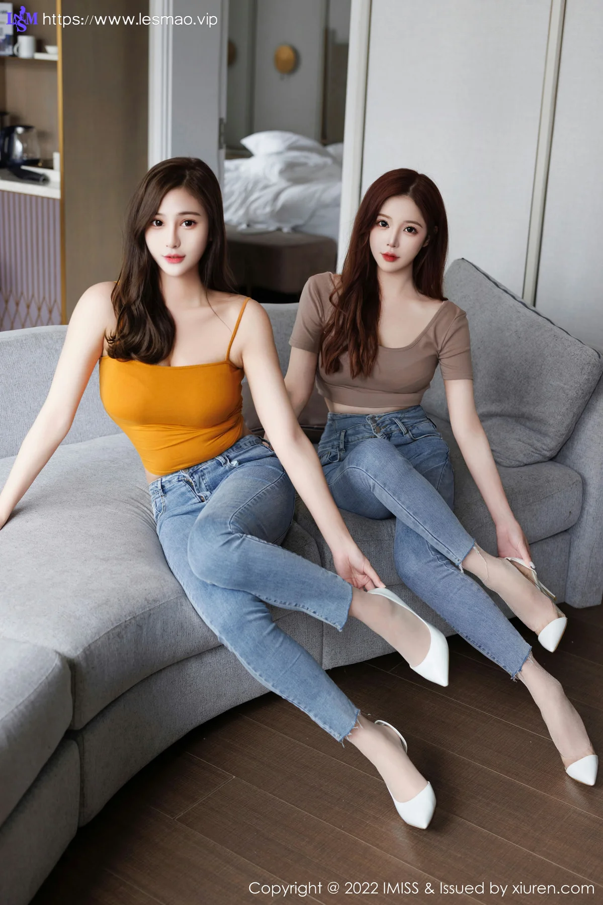 IMiss 爱蜜社 Vol.697 Lavinia与LindaLinda 合集写真 - 2