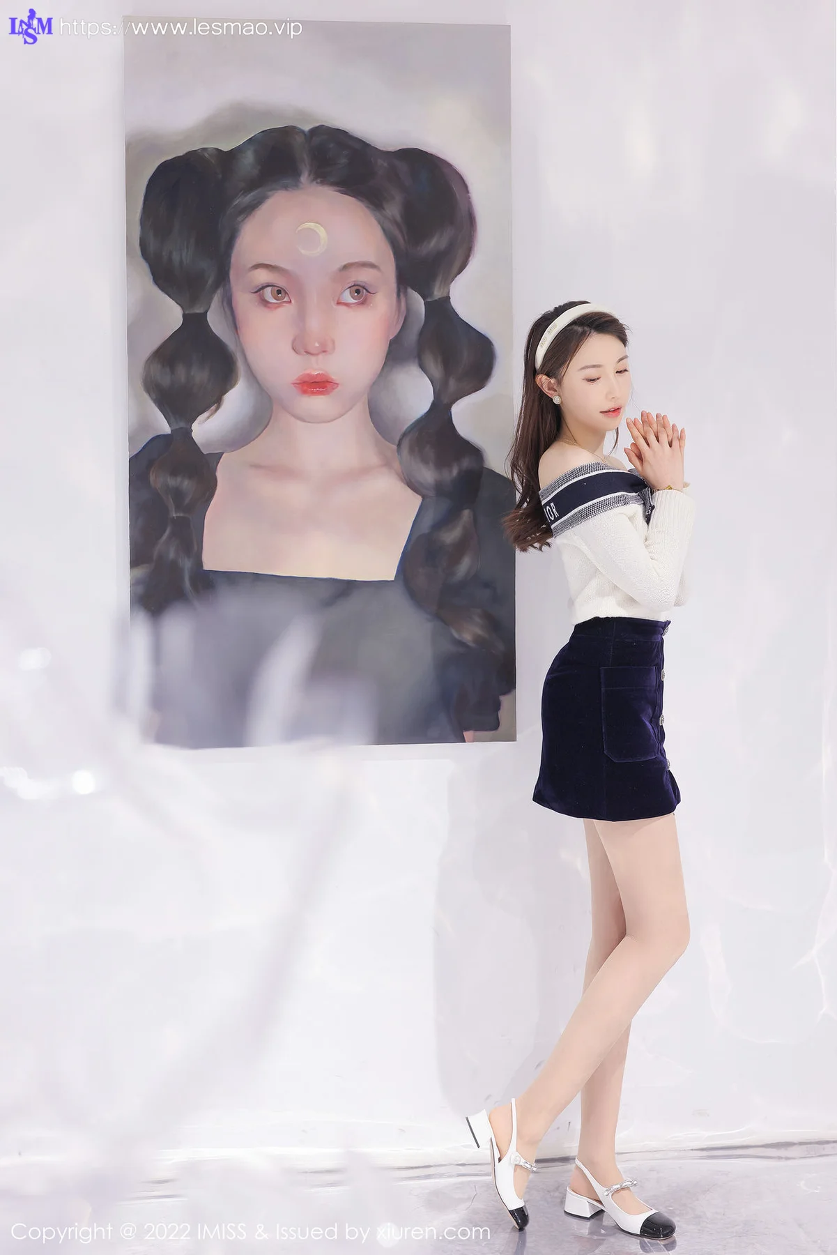 IMiss 爱蜜社 Vol.704 刘奕宁 制服画室 - 3