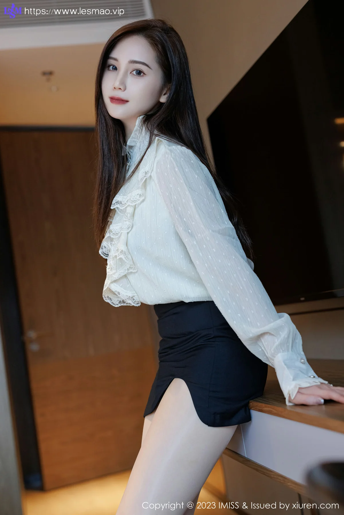 IMiss 爱蜜社 Vol.722  SISY思 红色内衣性感写真 - 6