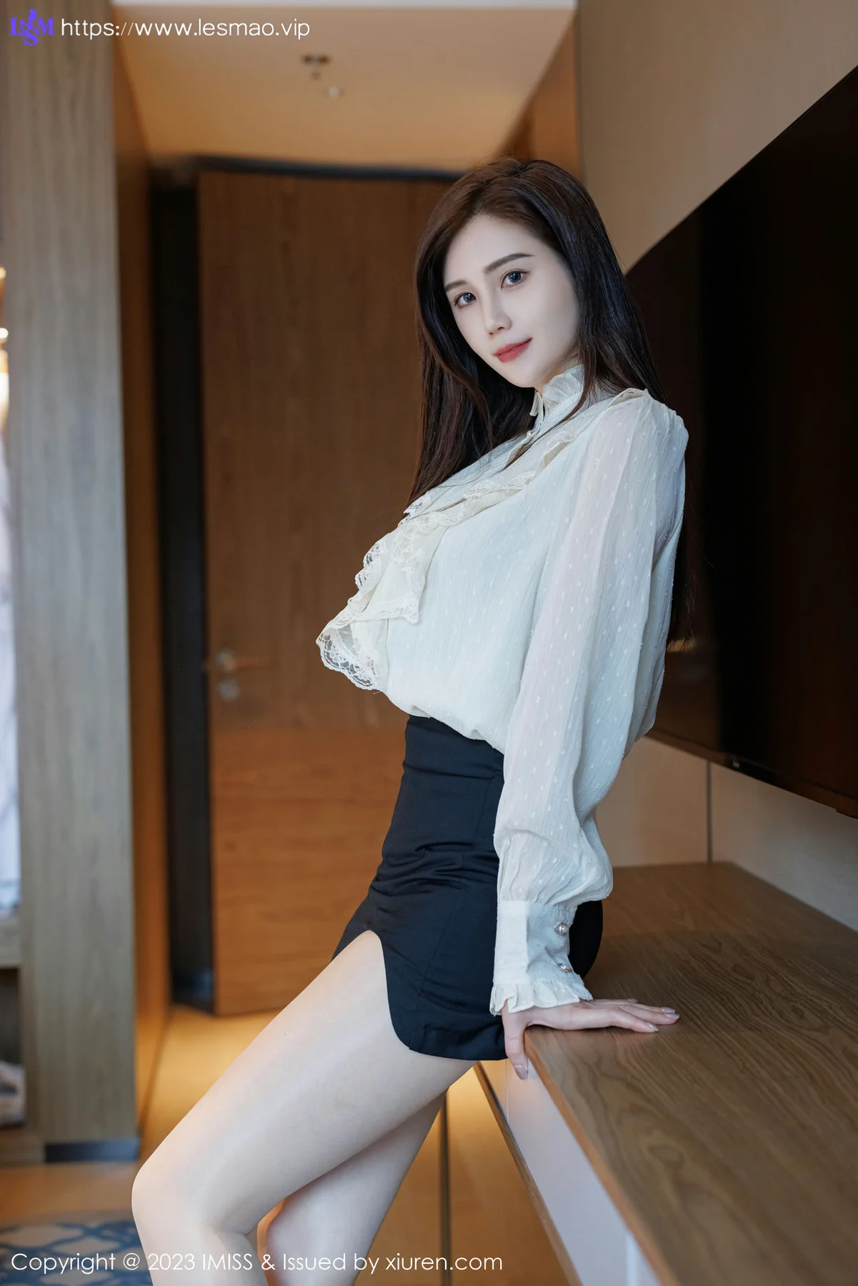 IMiss 爱蜜社 Vol.722  SISY思 红色内衣性感写真 - 7