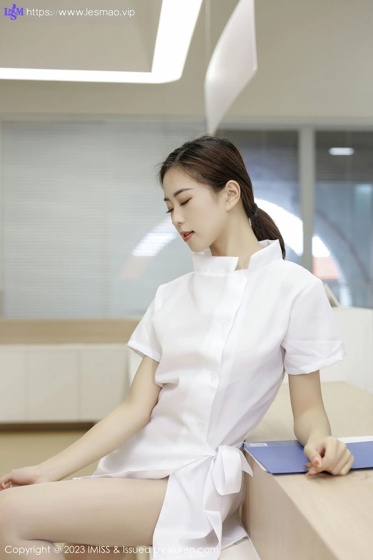 IMiss 爱蜜社 Vol.726 杨紫嫣candy 白色护士服性感写真1 - 9