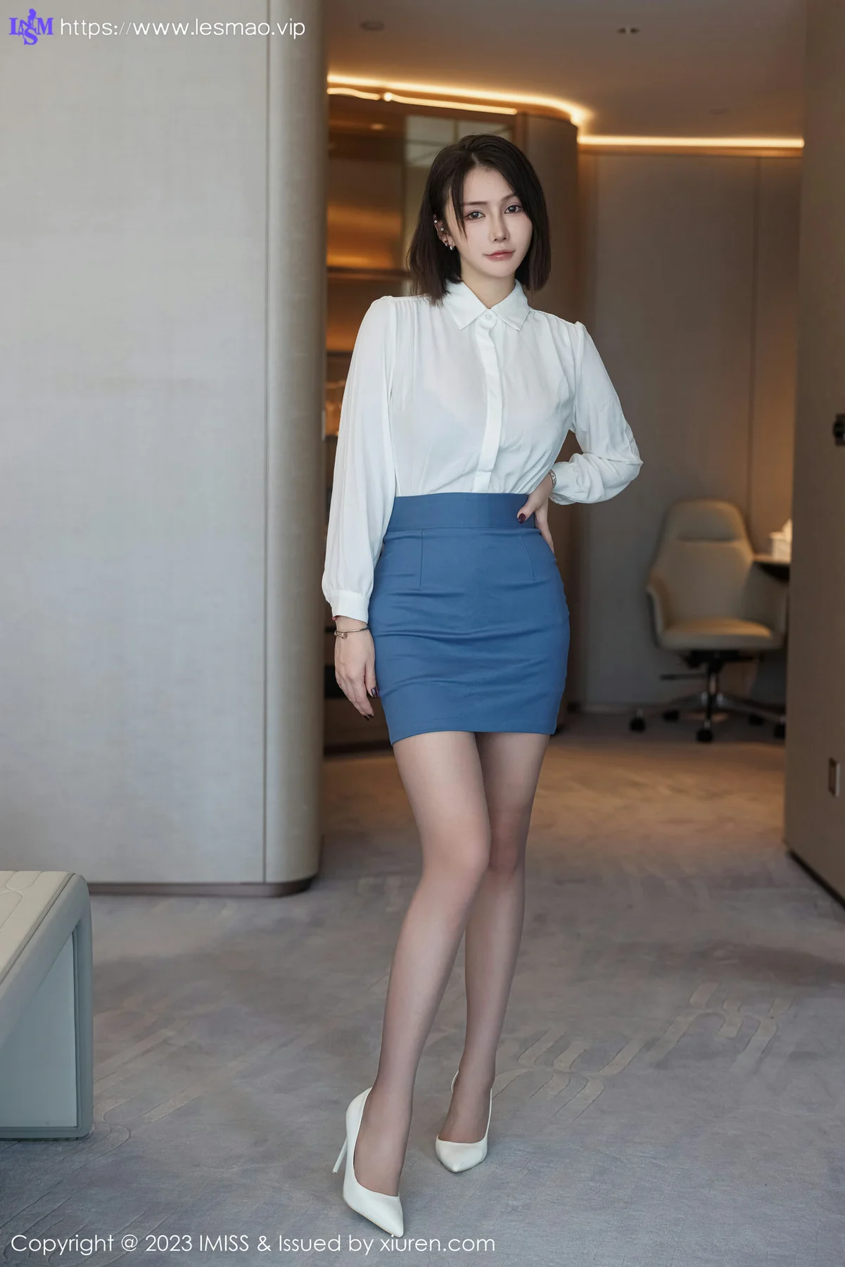 IMiss 爱蜜社 Vol.737 Evon陈赞之 黑色蕾丝内衣最新性感写真22 - 1